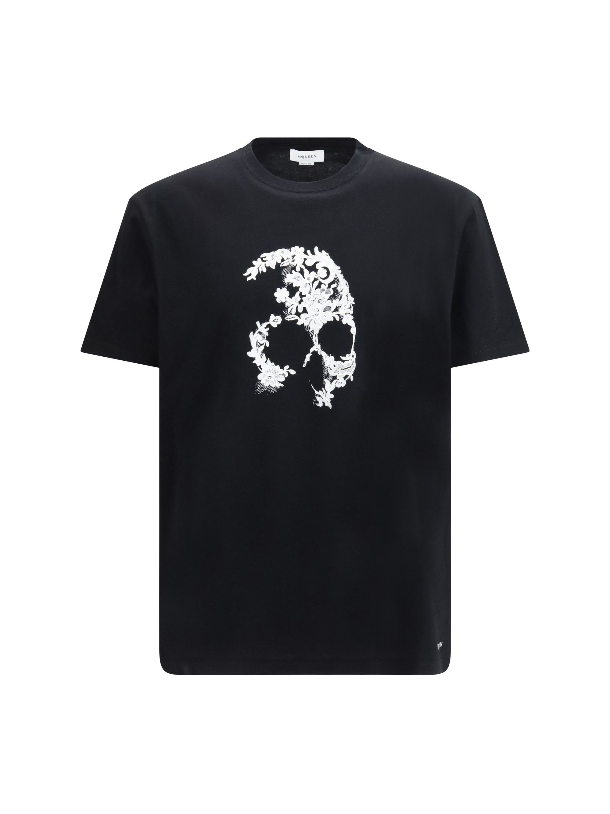 Alexander McQueen Iconic skull print cotton T-shirt Size US L / EU 52-54 / 3 - 1 Thumbnail