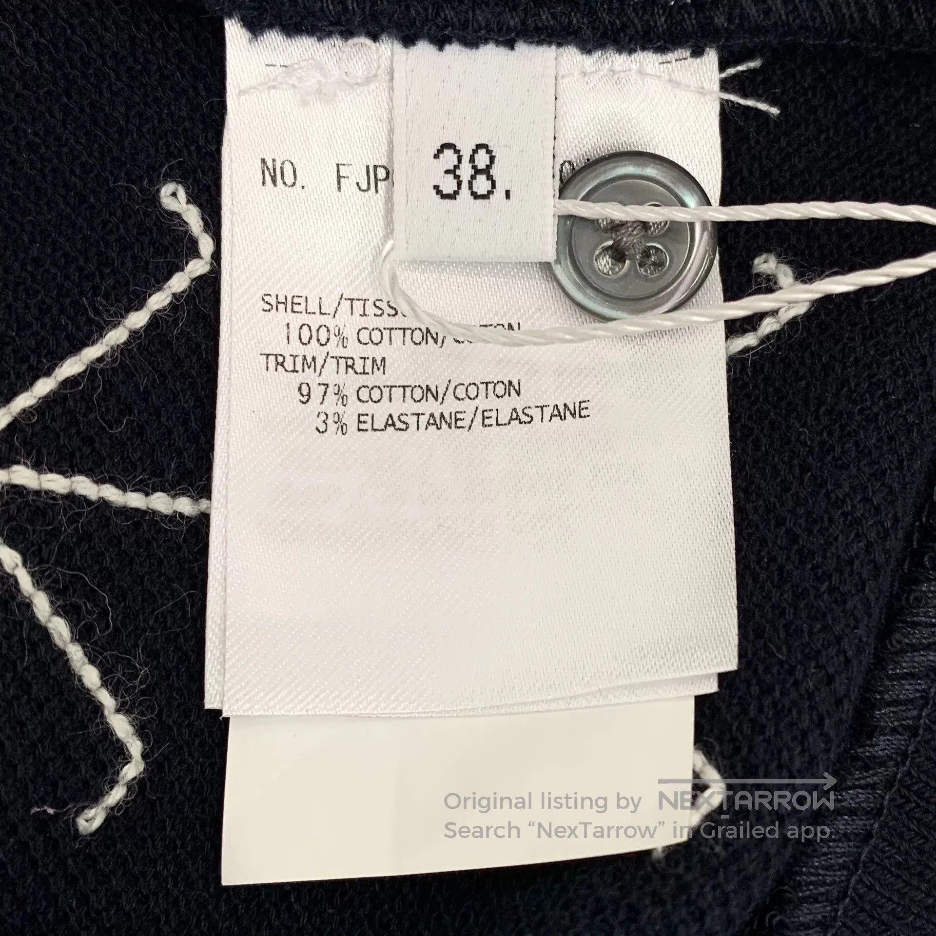 Thom Browne thom browne navy blue polo shirt with stripes. Size US M / EU 48-50 / 2 - 7 Thumbnail
