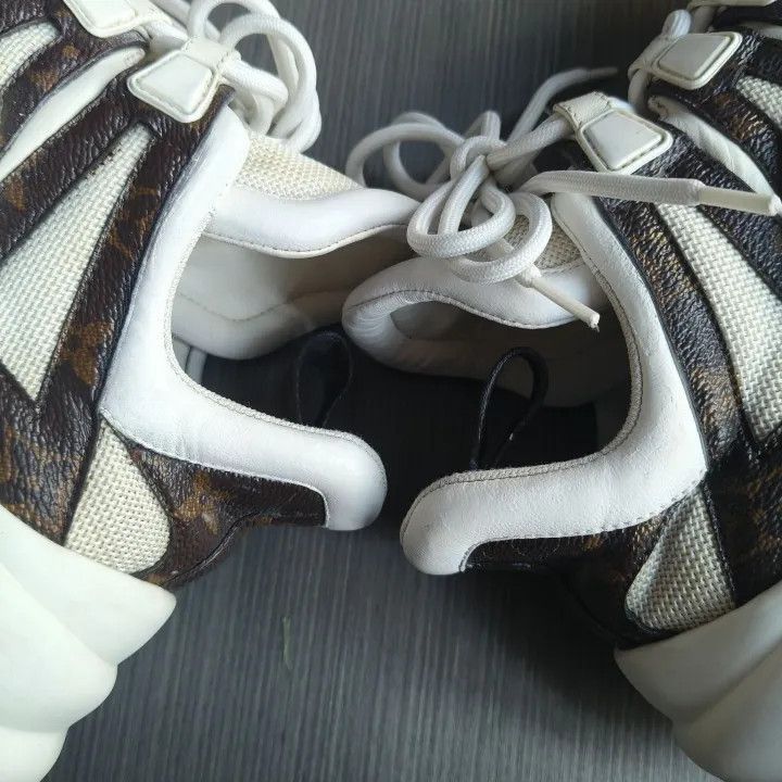 Louis Vuitton Louis Vuitton Archlight White Sport Sneakers -2508 Size US 6 / IT 36 - 8 Thumbnail