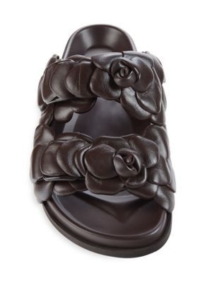 Valentino o1y0525 Leather Slippers in Dark Brown Size US 11 / EU 44 - 5 Thumbnail