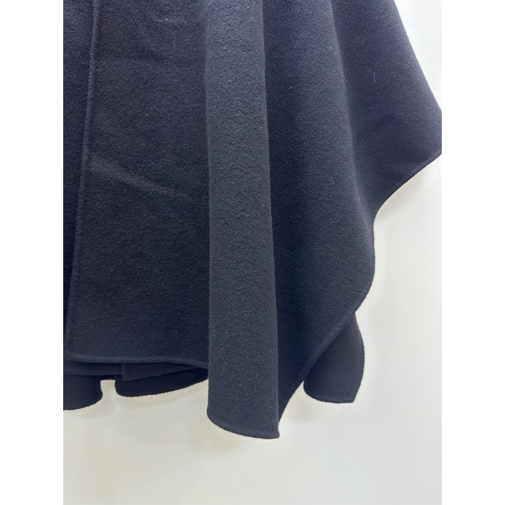 Dior Christian Dior Womens Navy Blue 100% Cashmere Cape Coat Size Size XXS / US 00 / IT 34 - 4 Thumbnail