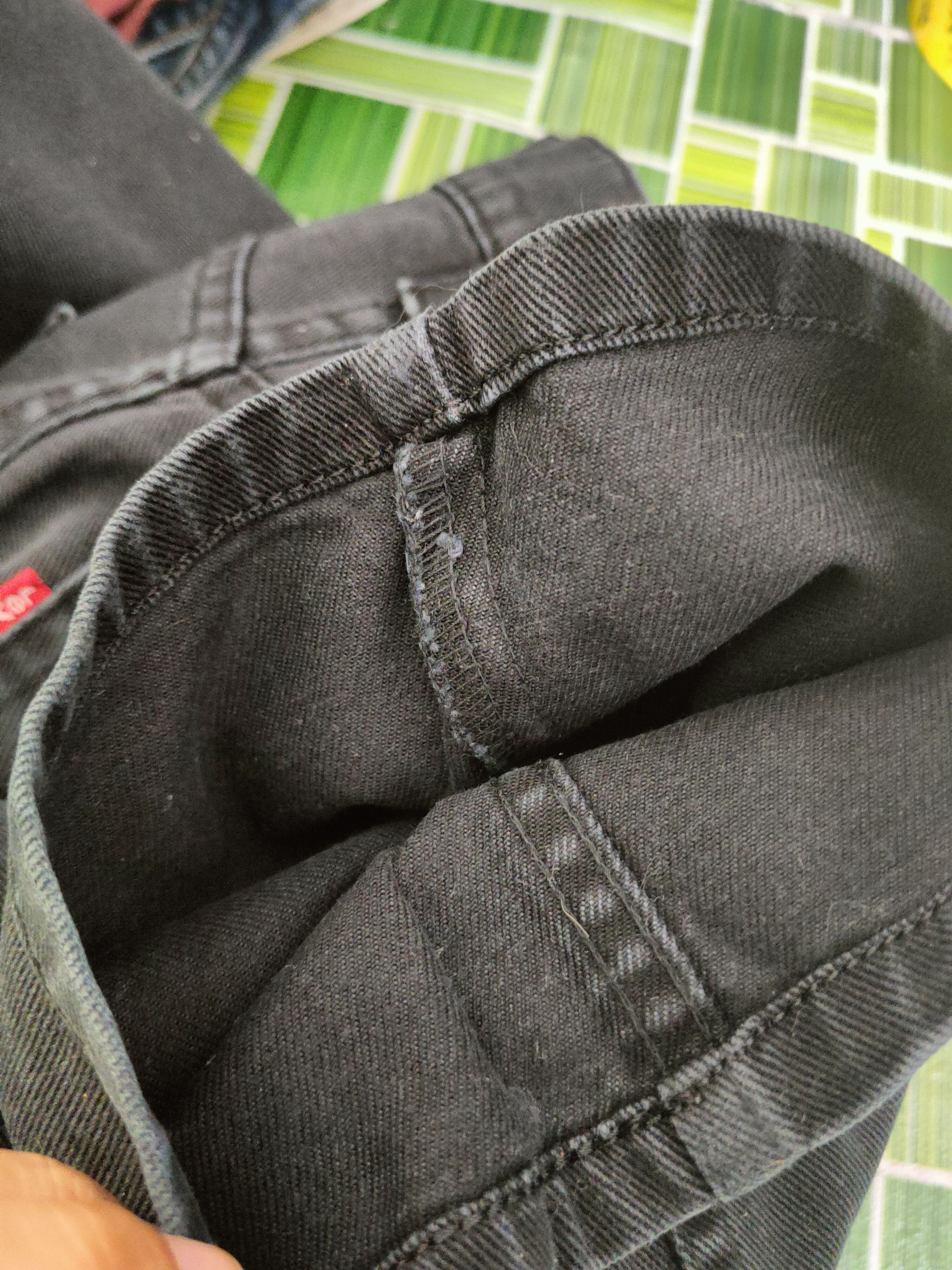 Levi's 508 Levi's Black Distressed Ripped Soft Jeans #S2811 Size US 31 - 13 Thumbnail