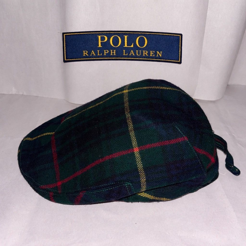 Polo Ralph Lauren Rare vintage Polo Ralph Lauren wool plaid flat cap Size ONE SIZE - 1 Thumbnail