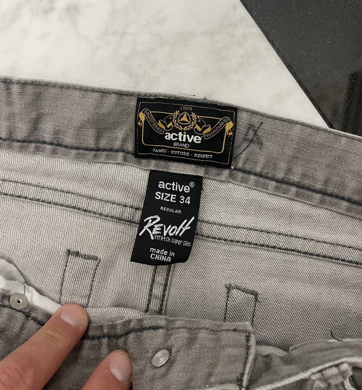 Other 🔥 Vintage Active Brand Jeans Size US 34 / EU 50 - 2 Thumbnail