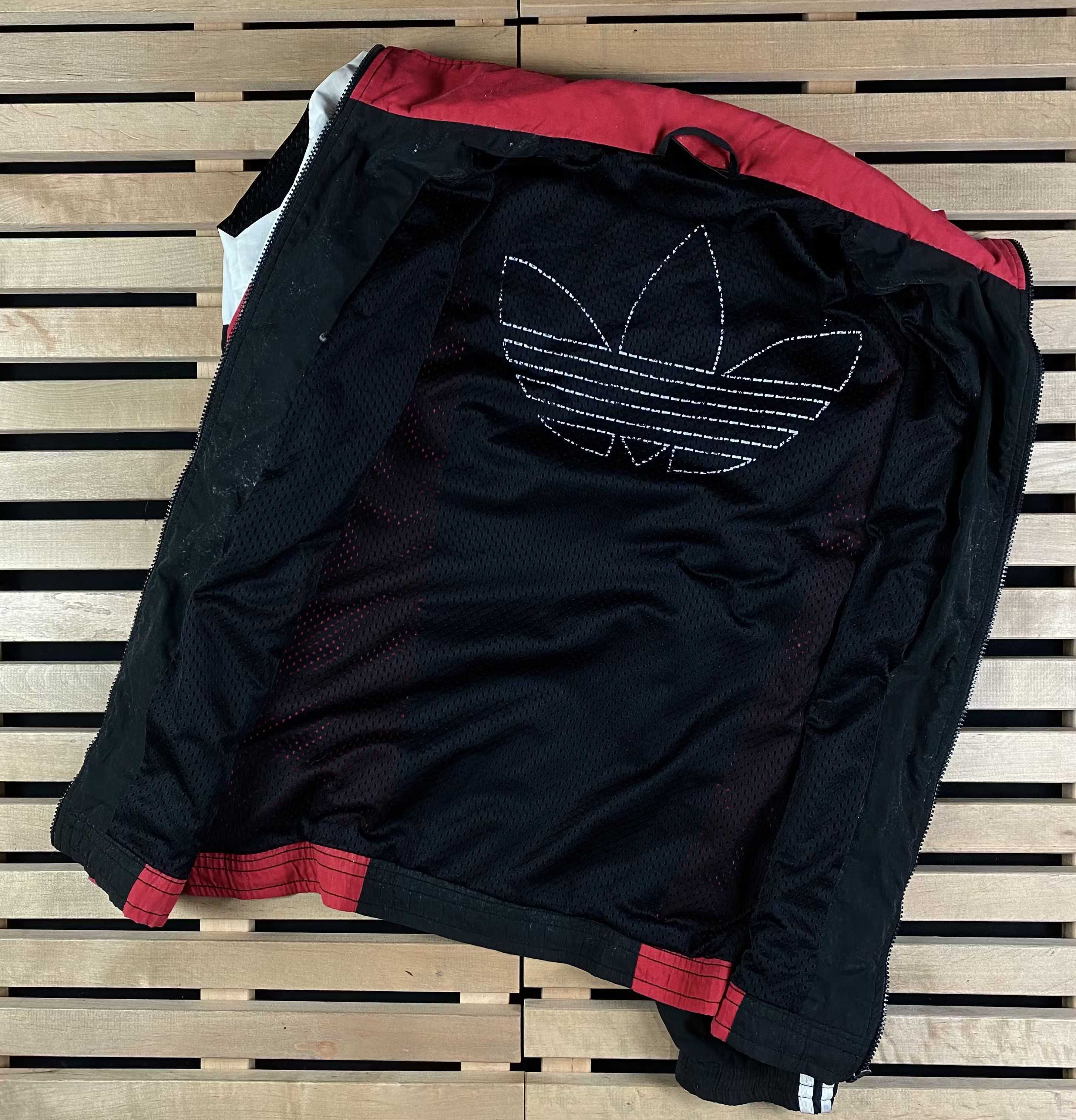 Adidas × Vintage Men’s Bomber Jacket Adidas Vintage Big Logo Back Size L Size US L / EU 52-54 / 3 - 5 Thumbnail