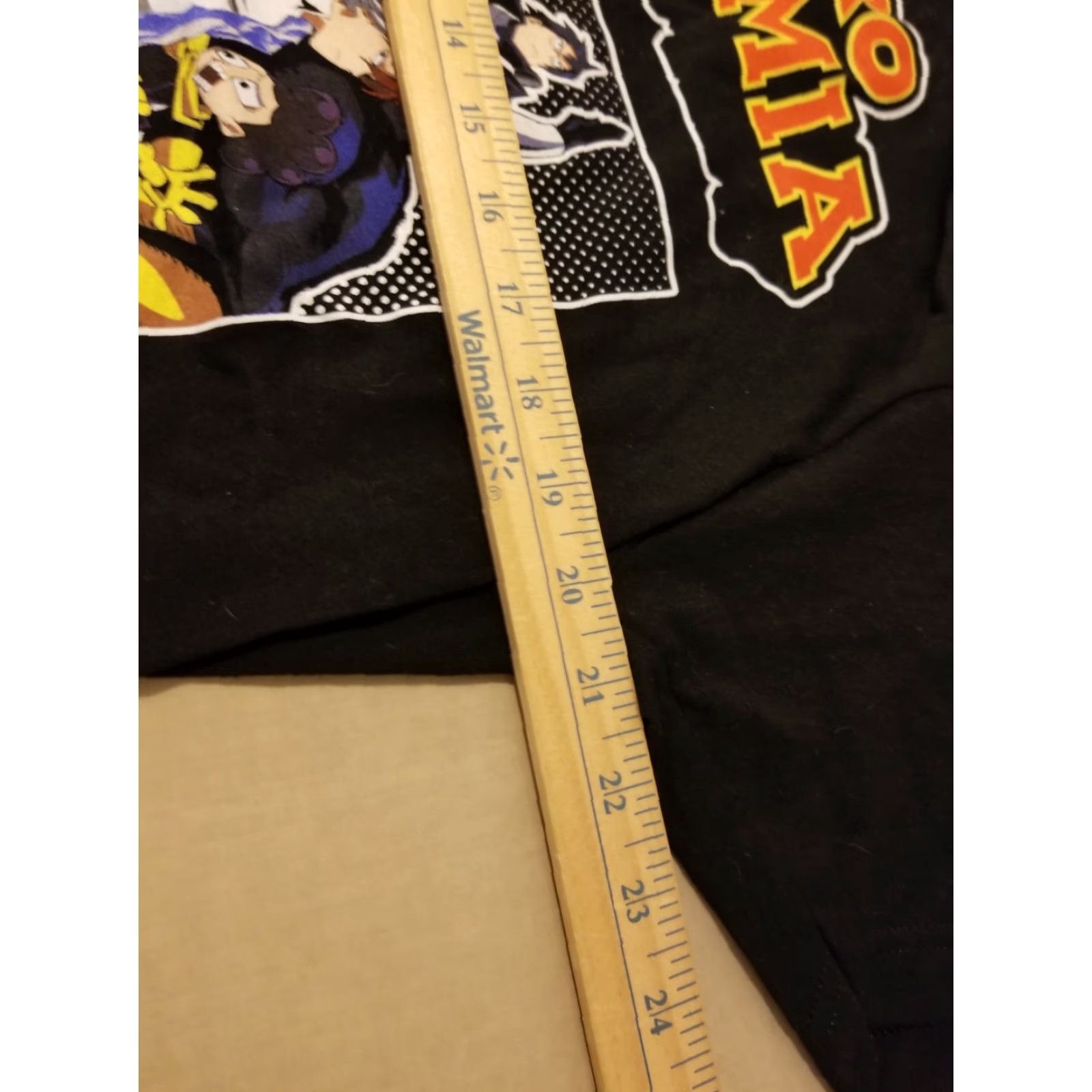 Vintage My Hero Academia Shirt Mens L Black Cotton T-Shirt Size US L / EU 52-54 / 3 - 3 Thumbnail