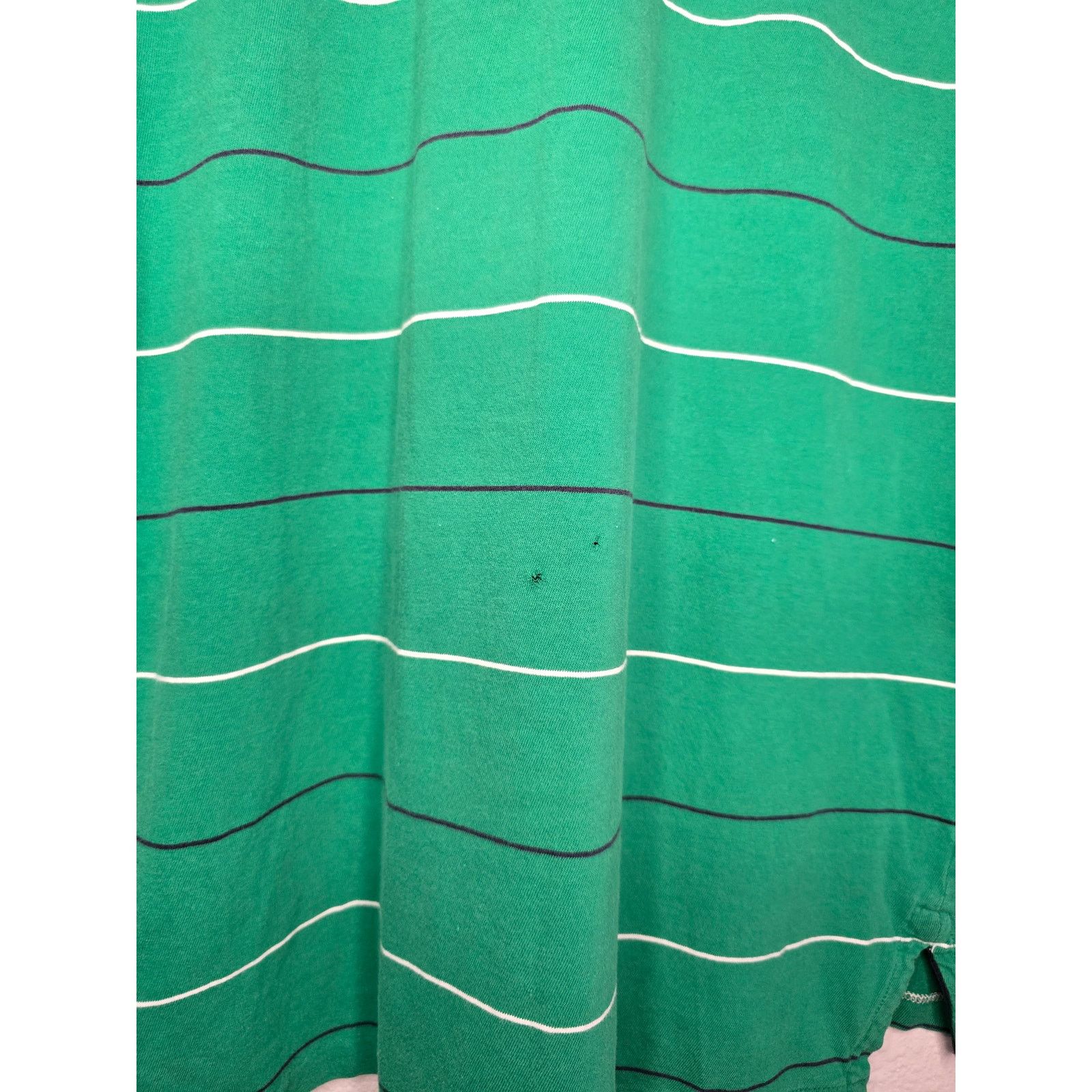 American Eagle Outfitters American Eagle Polo Mens XL Green Striped Vintage Fit Shirt Size US XL / EU 56 / 4 - 7 Thumbnail