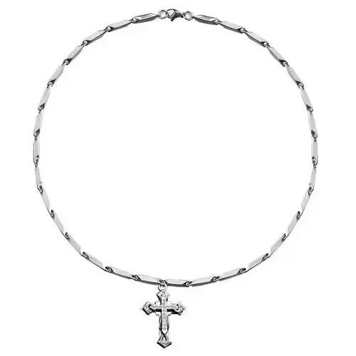 Japanese Brand Titanium Steel Cross Pendant Necklace for Men Women Size ONE SIZE - 2 Thumbnail