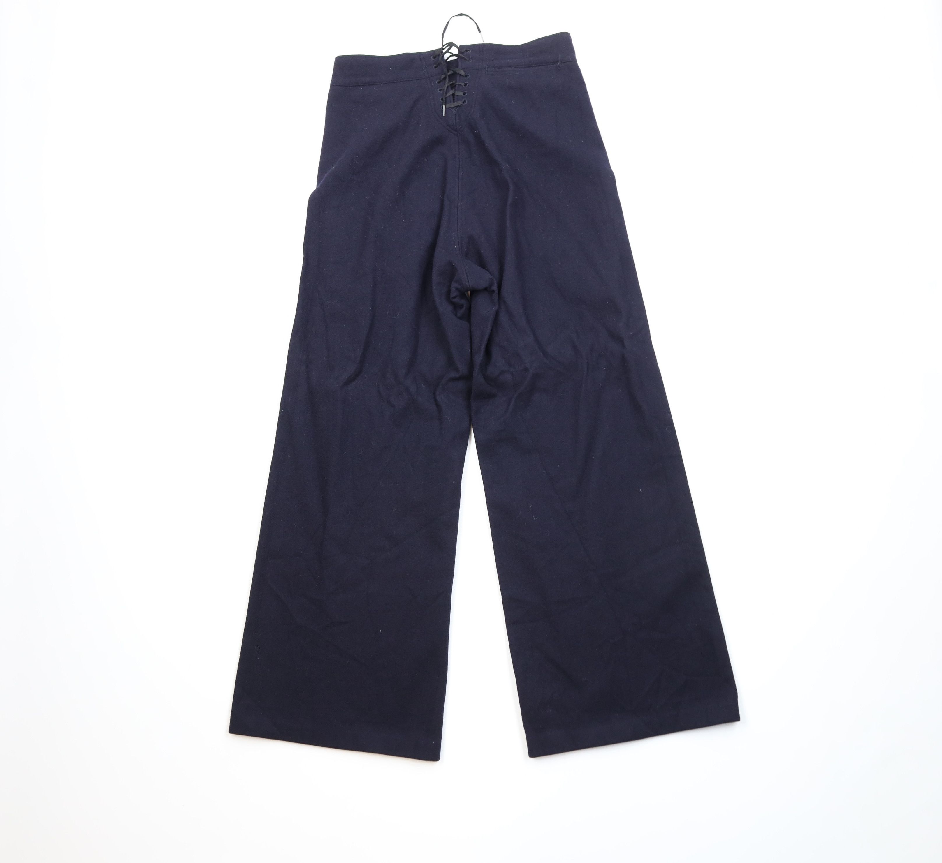 Vintage Vintage 60s Vietnam War Wool Navy Bell Bottoms Pants USA Size US 30 / EU 46 - 10 Thumbnail
