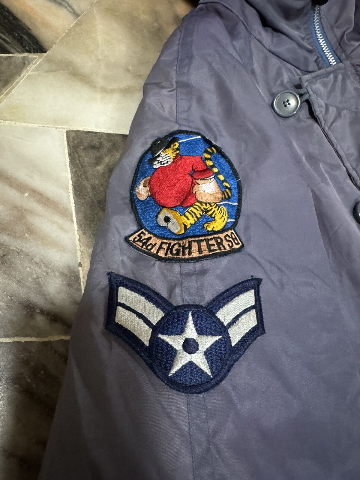 Japanese Brand Vintage US Air Force Para Troop Bomber Jacket Size US M / EU 48-50 / 2 - 6 Thumbnail