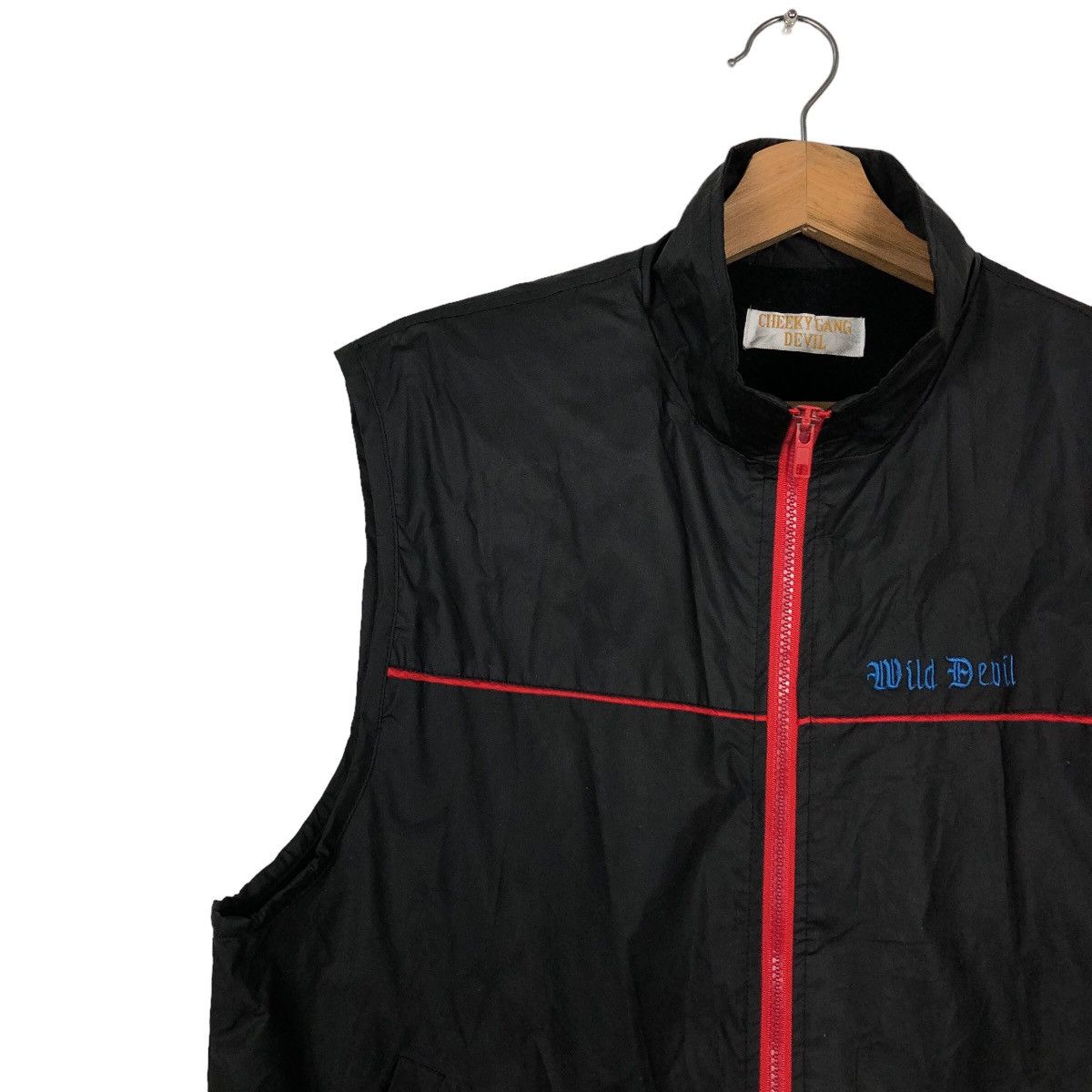 Japanese Brand 🔥90’s Wild Devil Vest Big Logo Embroidery Size US M / EU 48-50 / 2 - 8 Thumbnail