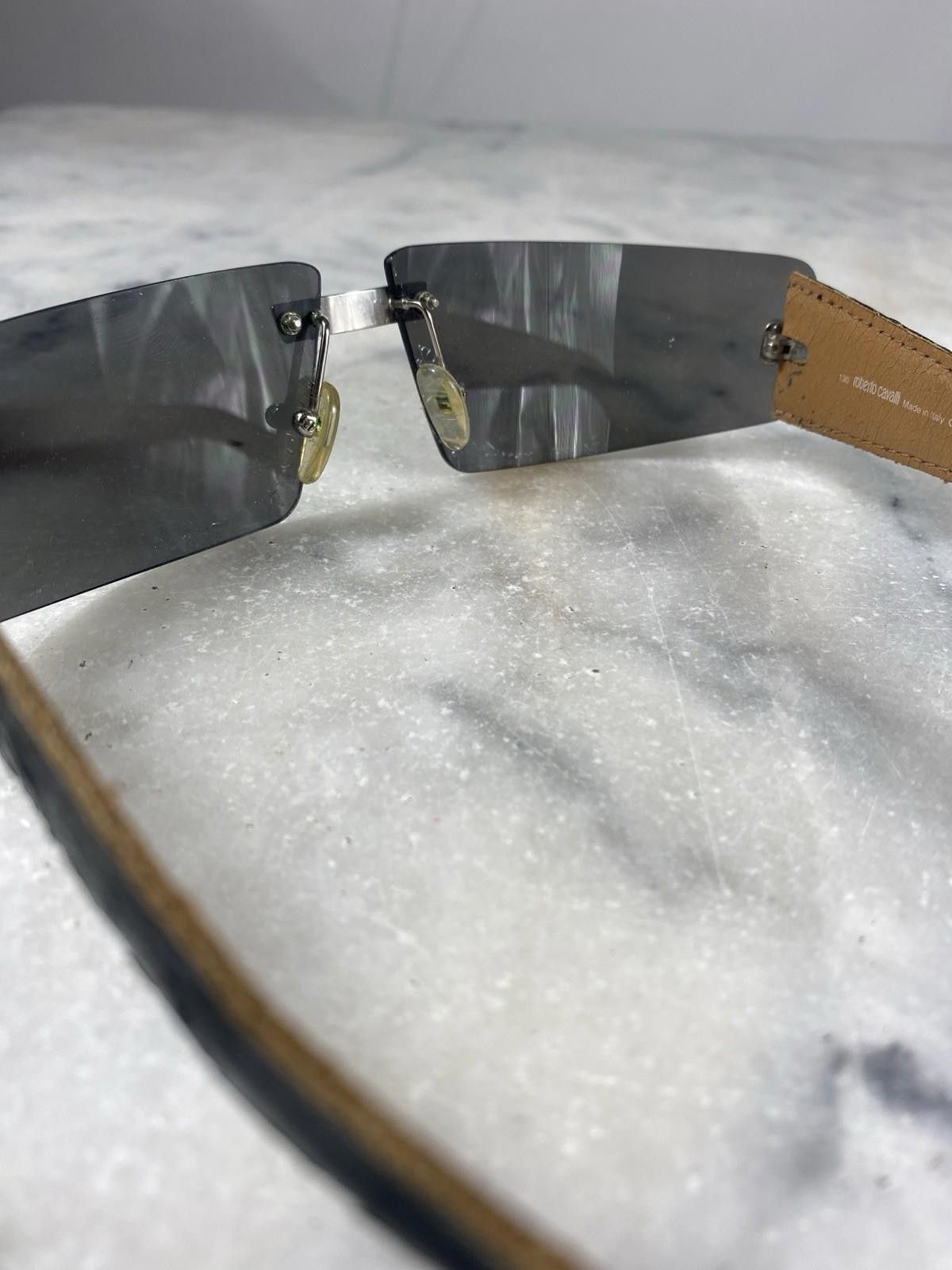 Roberto Cavalli Roberto Cavalli Diana 60S 861 Rimless Sunglass Snake Leather Size ONE SIZE - 6 Thumbnail