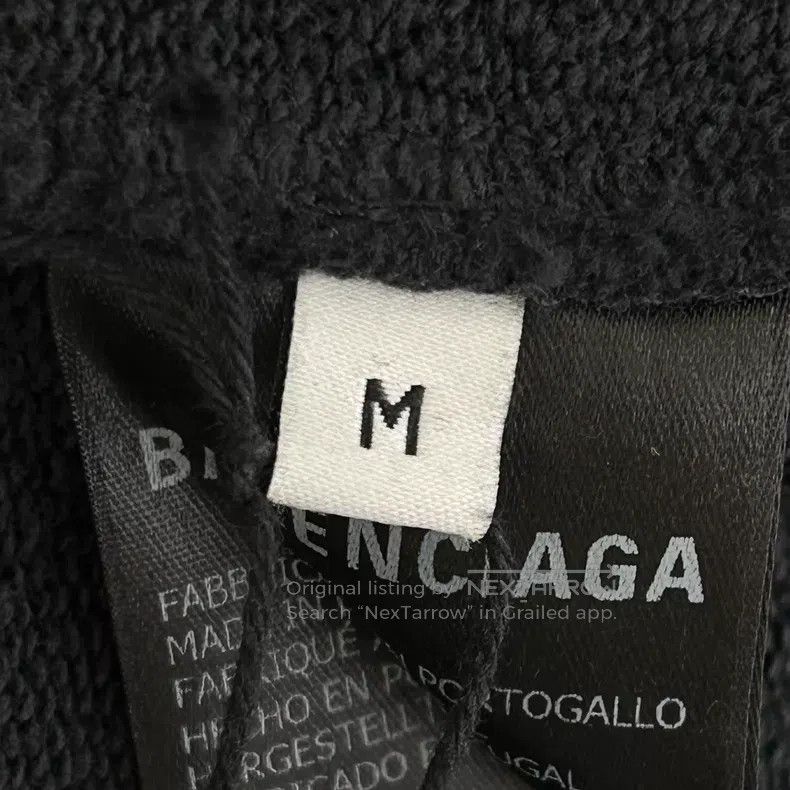 Balenciaga Balenciaga Coke Wave Lettering Embroidered Hooded Sweatshi Size US M / EU 48-50 / 2 - 6 Thumbnail