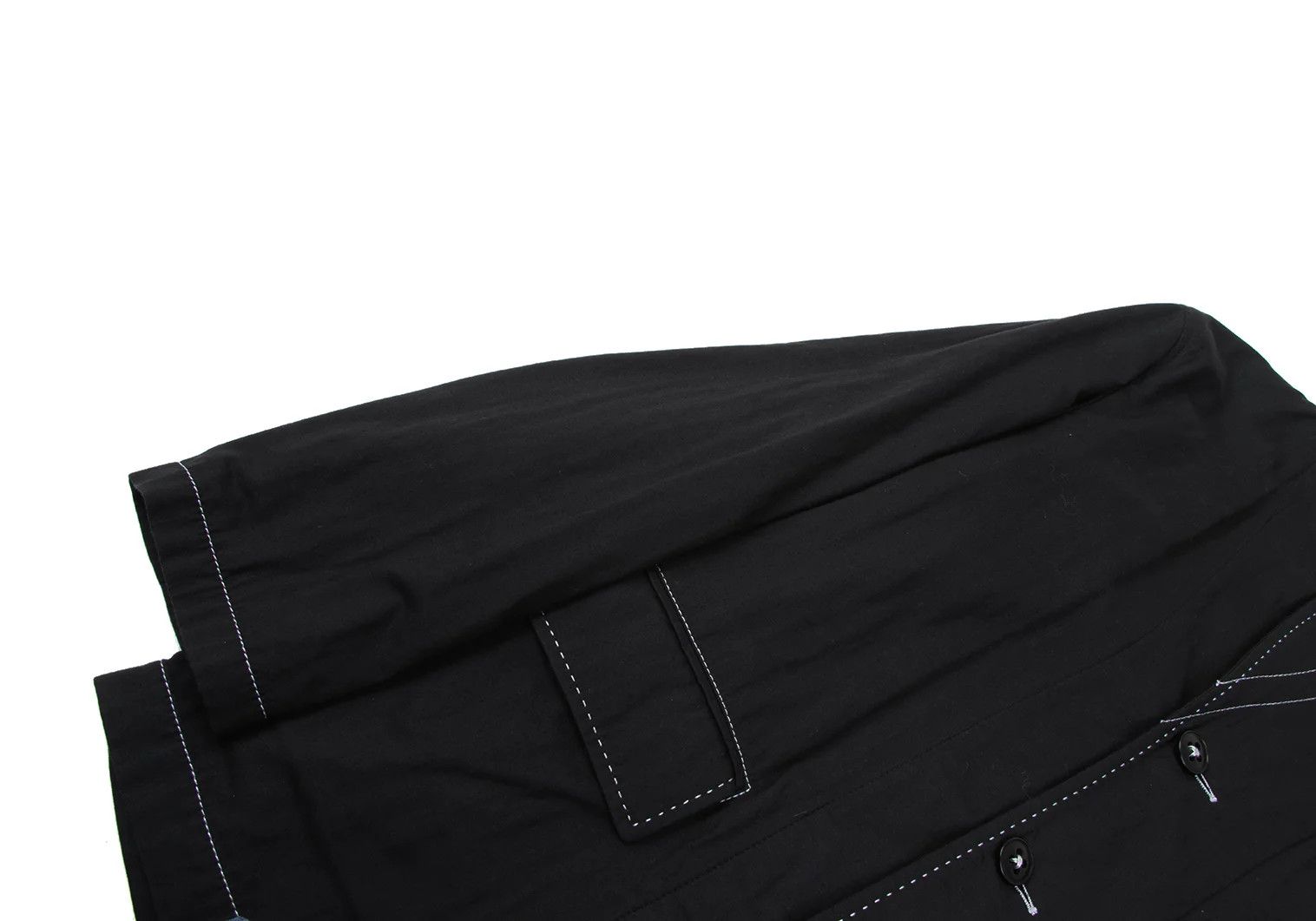 Ann Demeulemeester Cotton Stitch Design Jacket in Black, Size XS Size US XXS / EU 40 - 8 Thumbnail