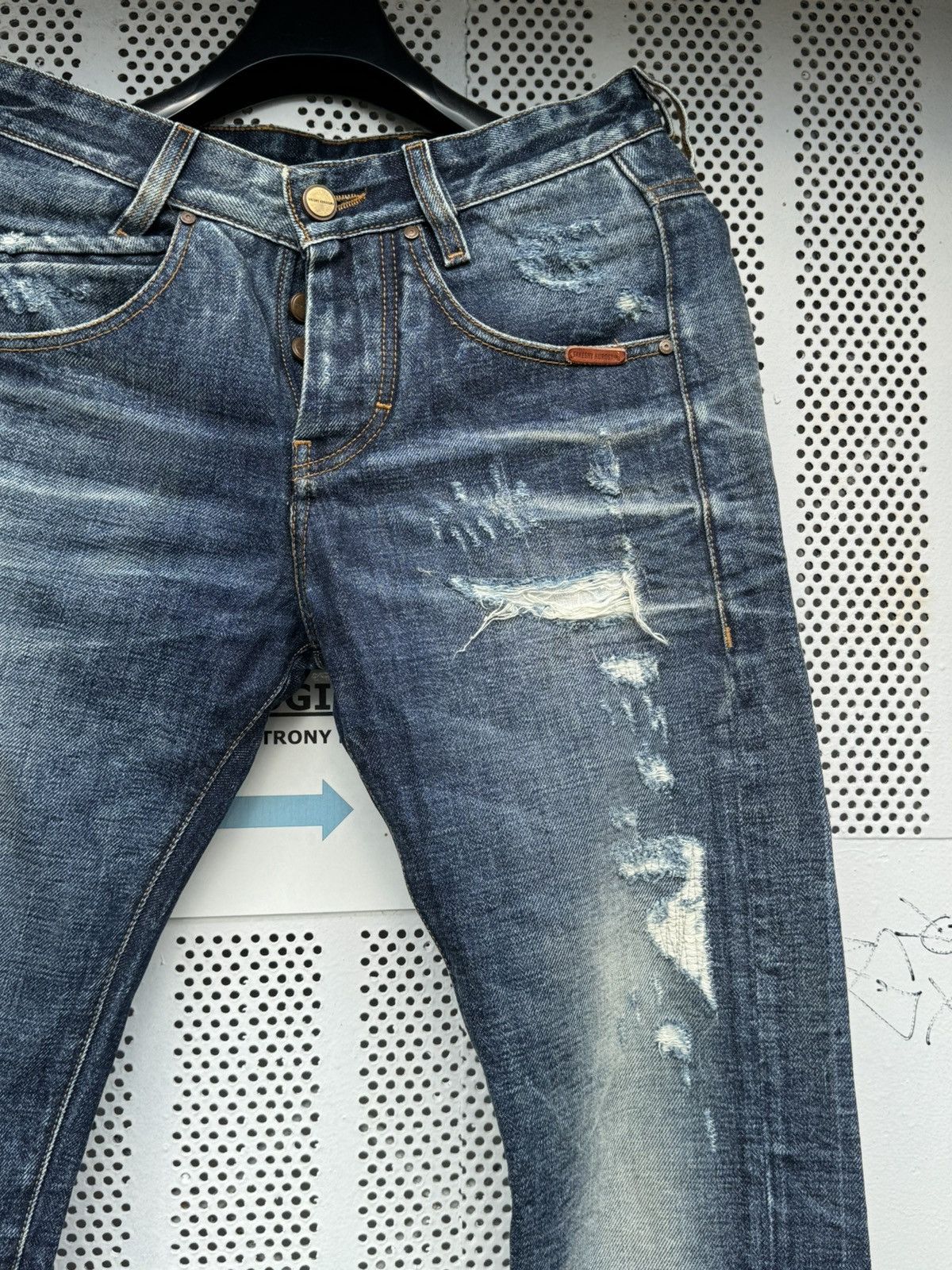 Takeshy Kurosawa Takeshy Kurosawa Handmade Jeans Blue Size US 32 / EU 48 - 3 Thumbnail