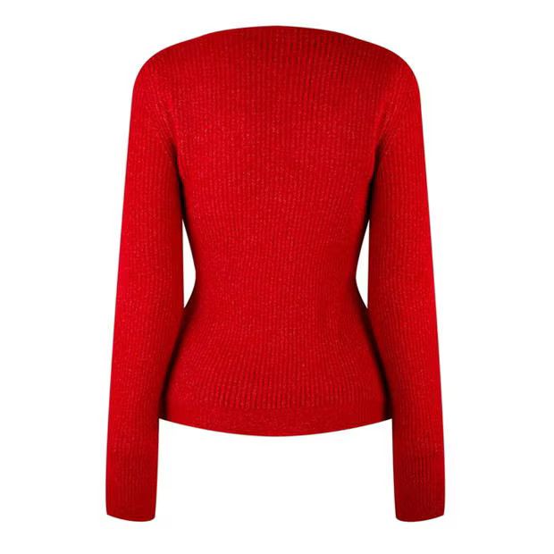 Jacquemus o1g2r1mq1024 Cardigan in Red Size M / US 6-8 / IT 42-44 - 2 Thumbnail