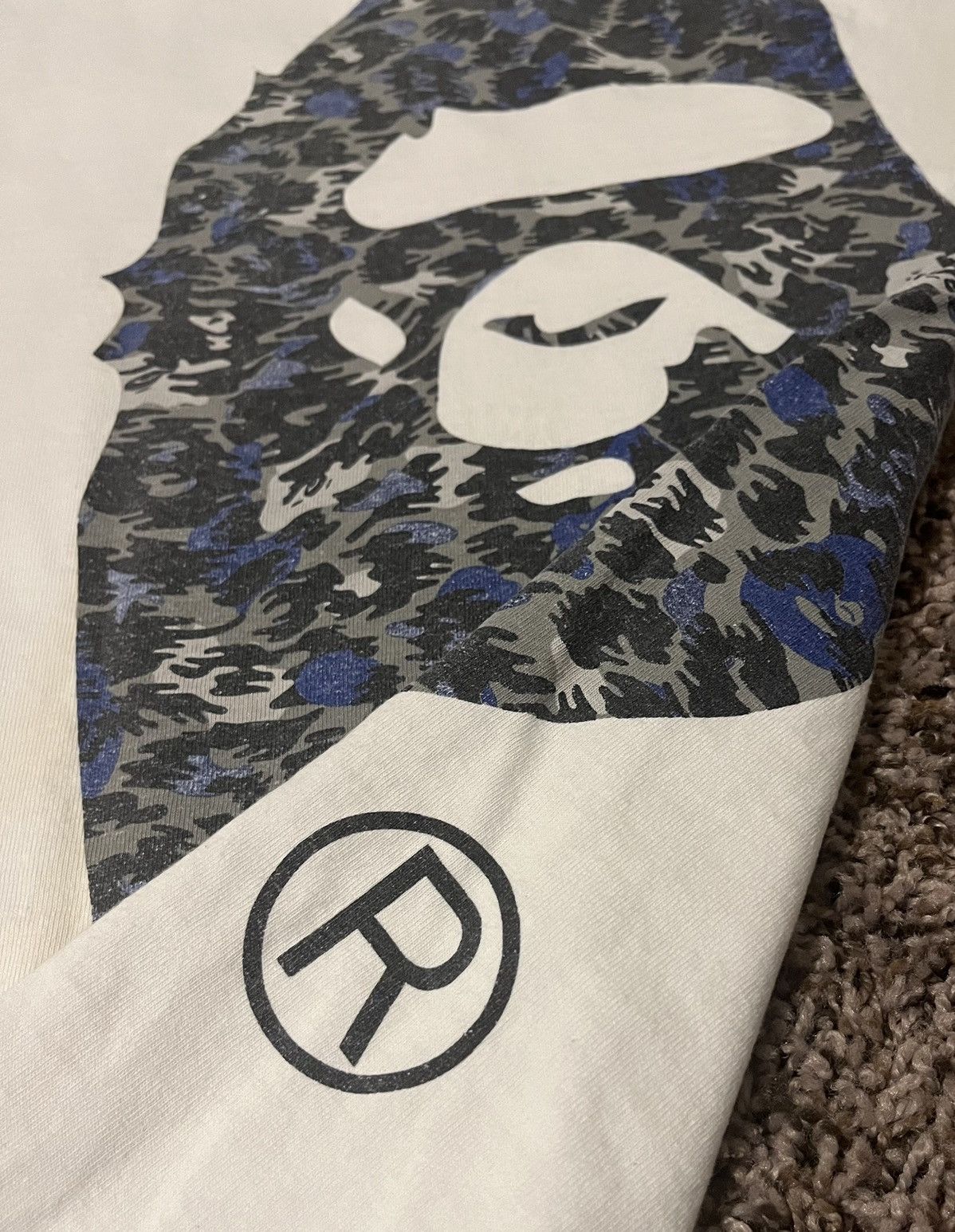 Bape Bape big head logo Tee Size US M / EU 48-50 / 2 - 10 Thumbnail