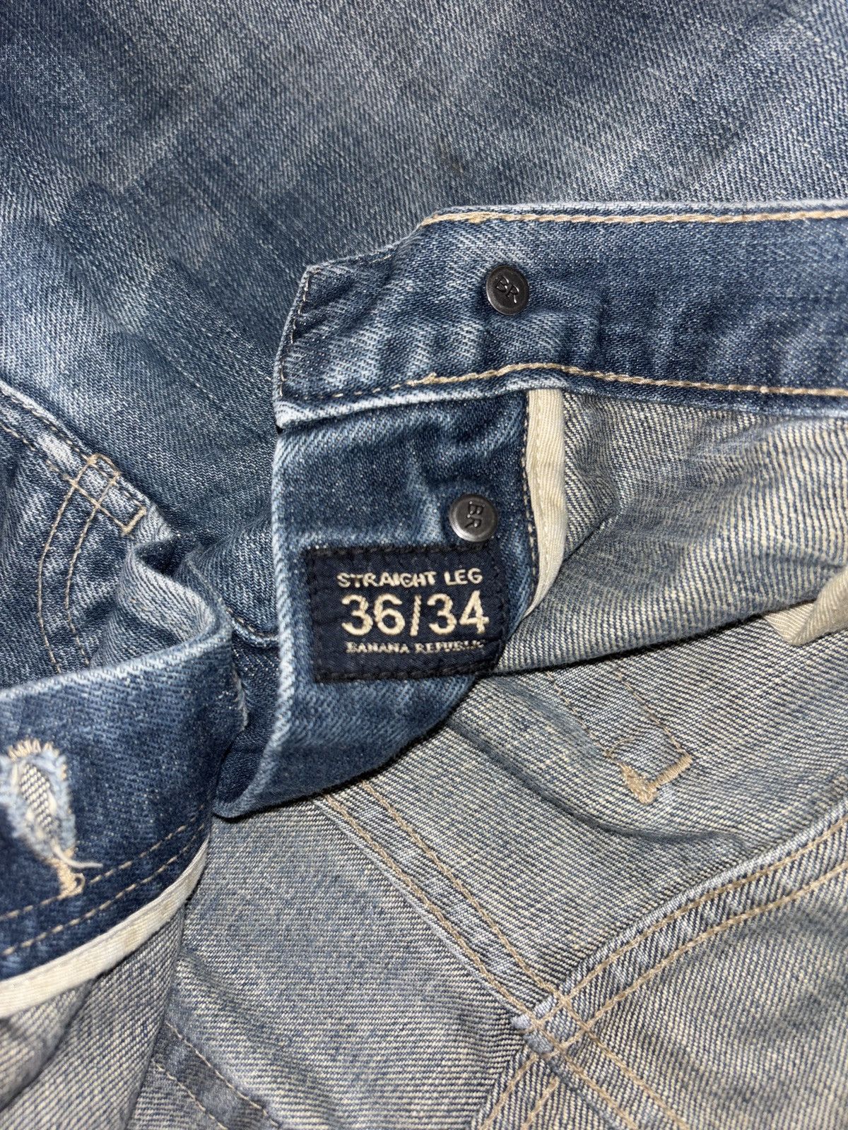 Banana Republic Banana Republic Straight Leg Denim Jeans Size US 36 / EU 52 - 3 Thumbnail