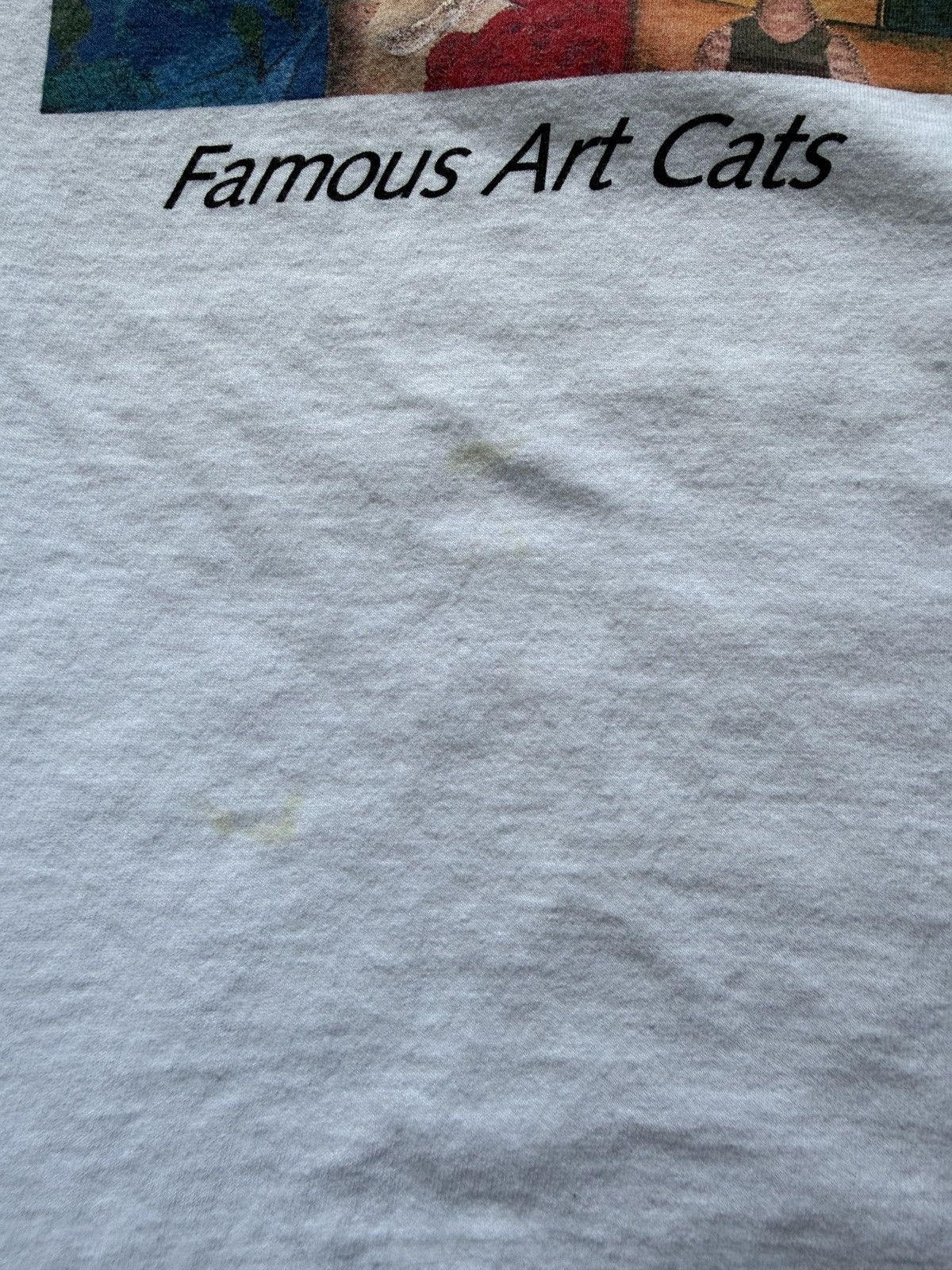 Vintage Vintage 80s Famous Art Cats Graphic Tee Size US L / EU 52-54 / 3 - 5 Thumbnail