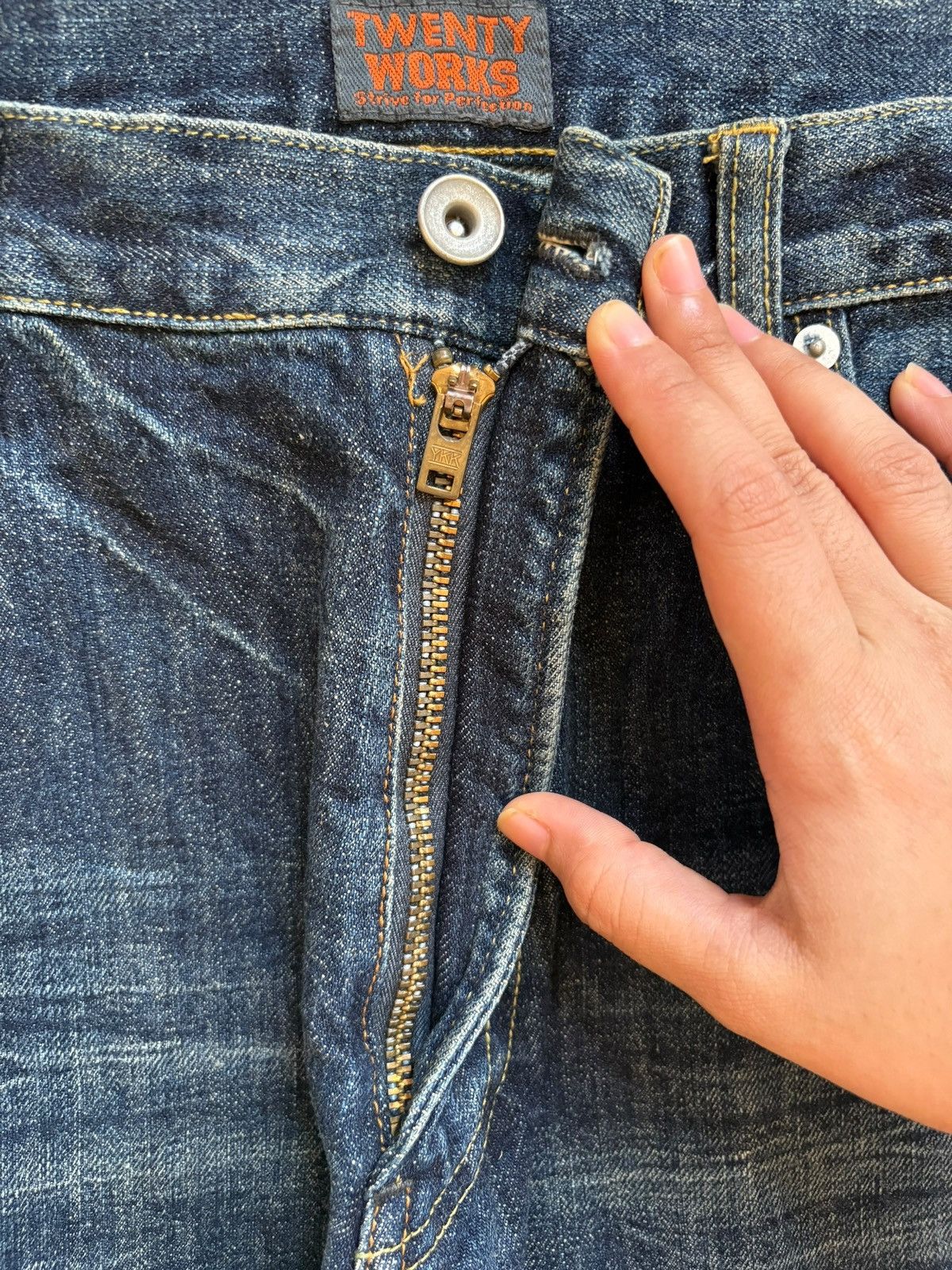 Japanese Brand Vintage Japanese Brand Mud Wash Distressed Baggy Jeans Size US 34 / EU 50 - 3 Thumbnail