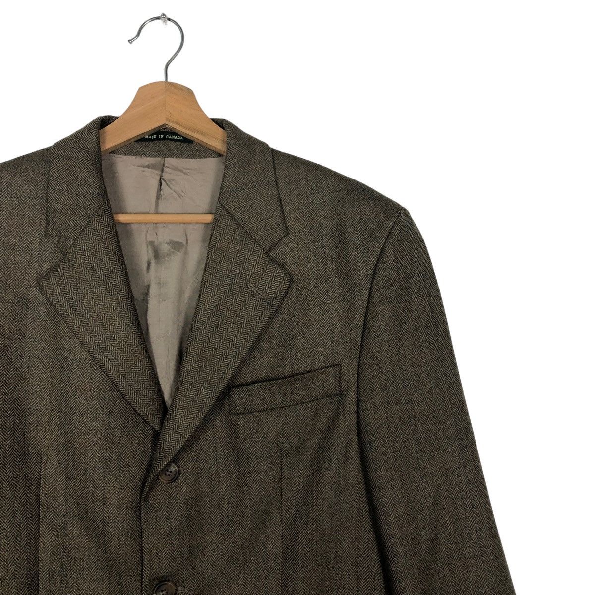 Ralph Lauren 🔥Herringbone Wool Double Breast Coats Ralph Lauren Size US M / EU 48-50 / 2 - 5 Thumbnail