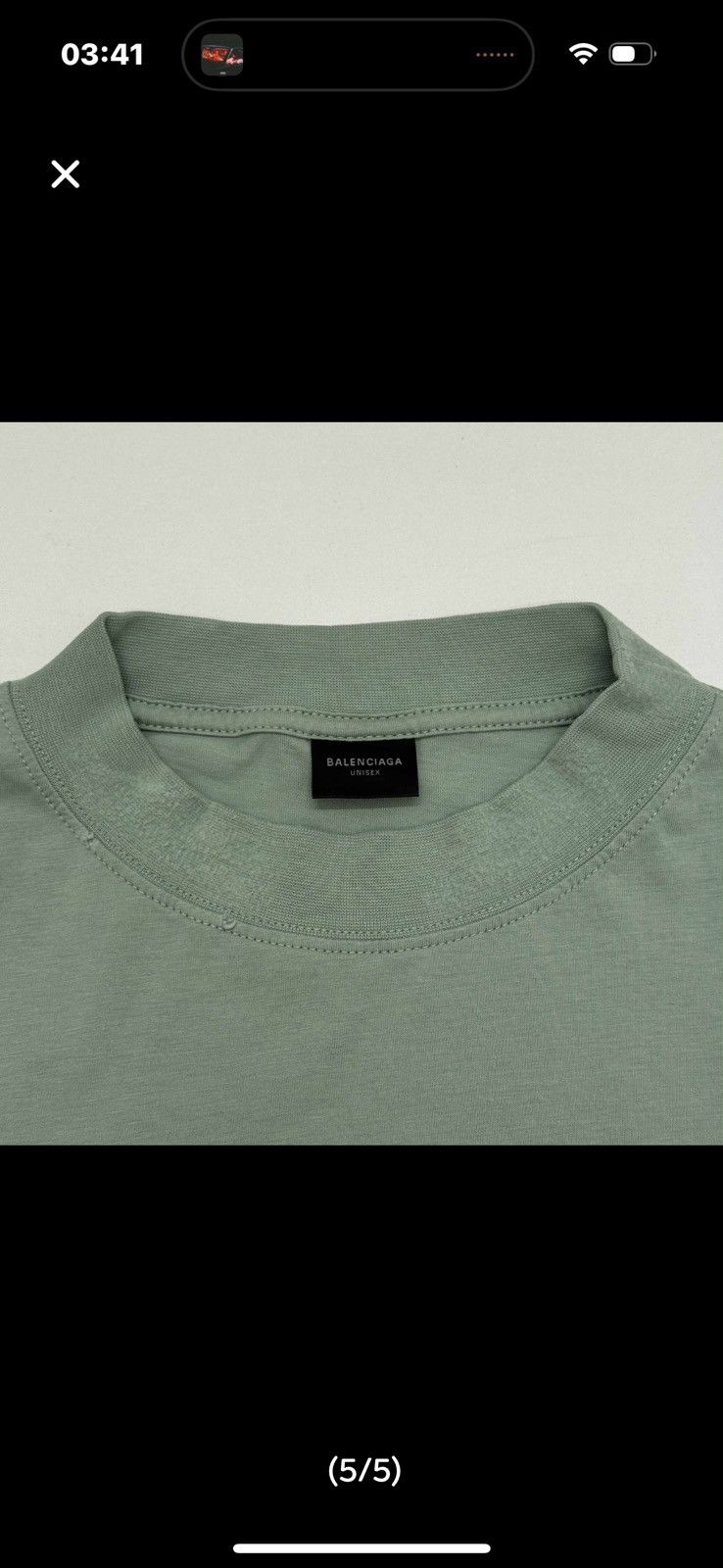 Balenciaga Balenciaga croped logo tee( Size US M / EU 48-50 / 2 - 5 Thumbnail
