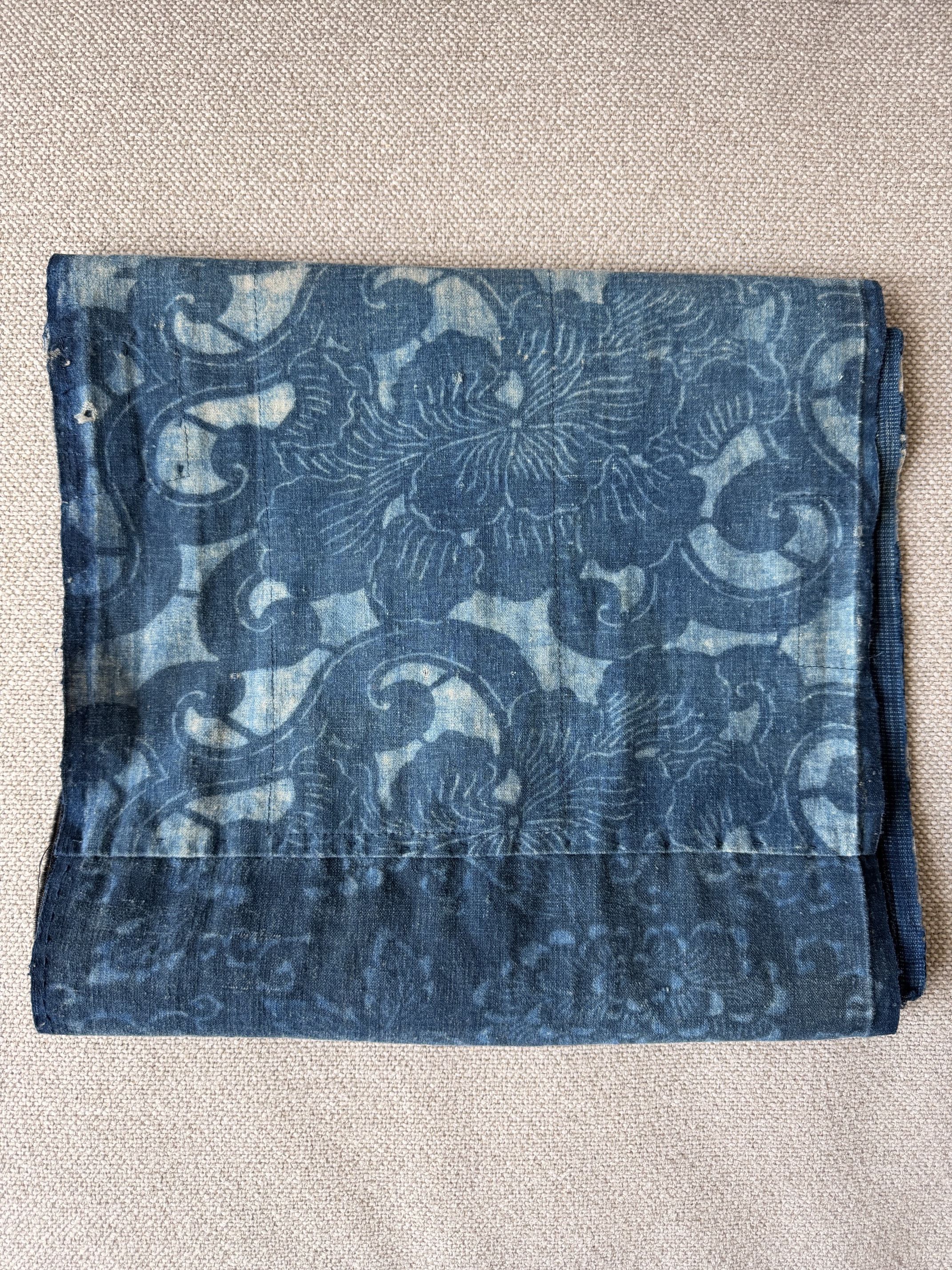 Kiriko Made Kiriko Original Scarf, Patched Boro, Indigo, 36 Size 36 - 1 Thumbnail
