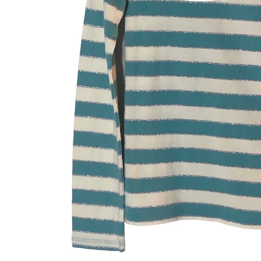 Other Talbots Green White Striped Long Sleeve Top Tee Small Size S / US 4 / IT 40 - 5 Thumbnail