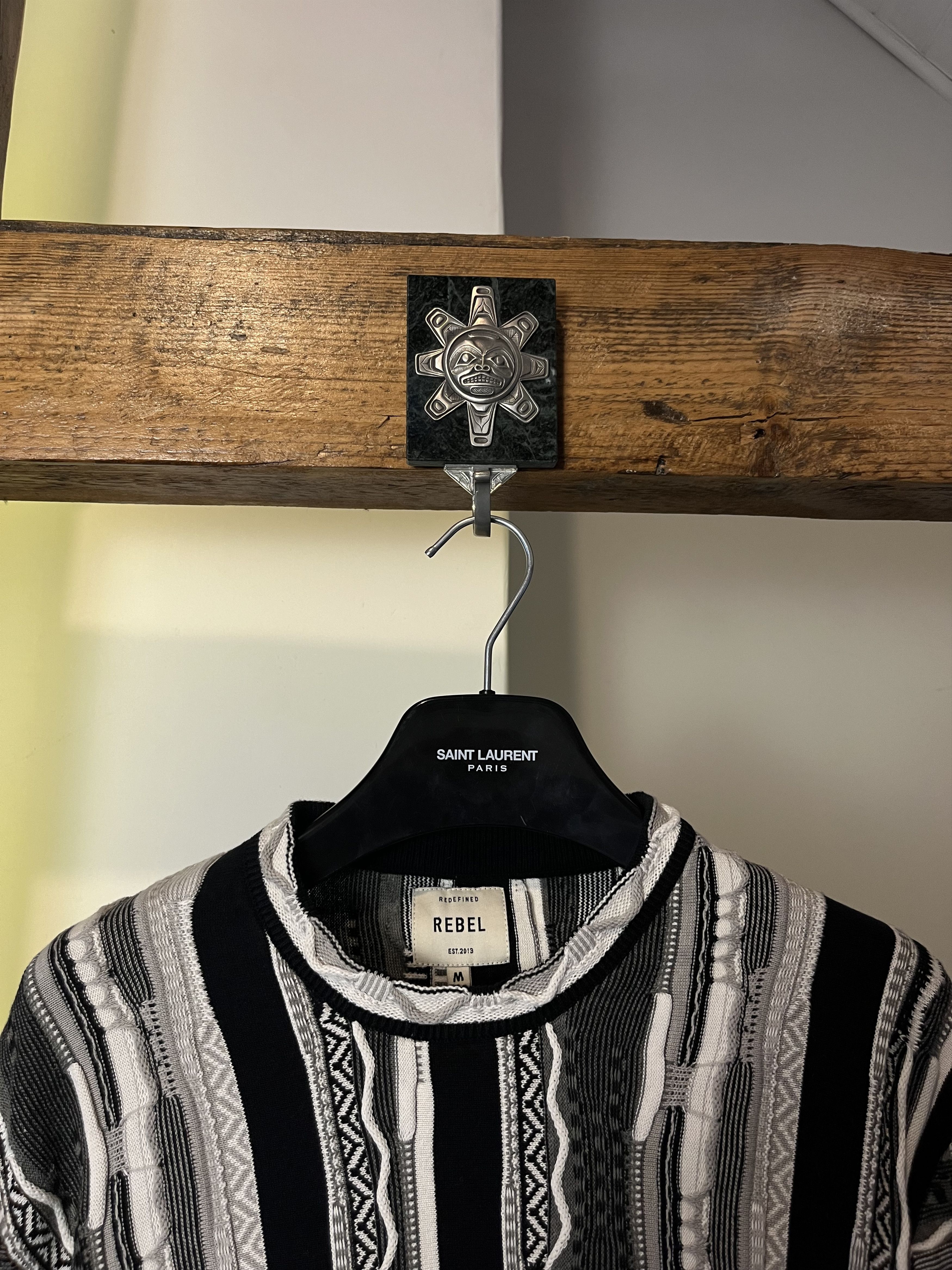 Coogi × Vintage Gray Coloured Cable Knit Sweater Coogi Style Size US M / EU 48-50 / 2 - 3 Thumbnail