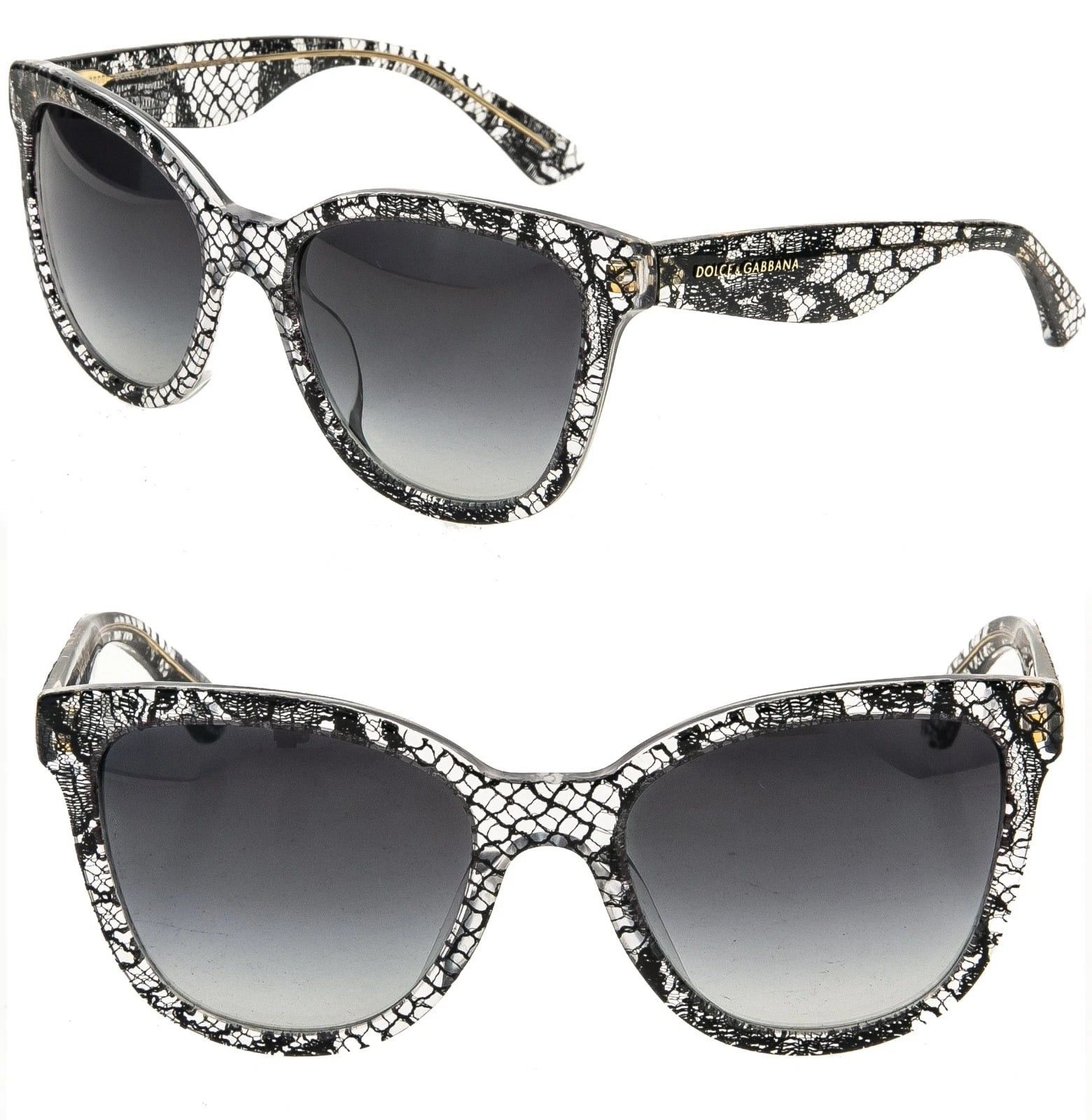 Dolce & Gabbana Dolce & Gabbana DG4190 4190 BLACK LACE Sunglasses Authentic Size ONE SIZE - 1 Thumbnail