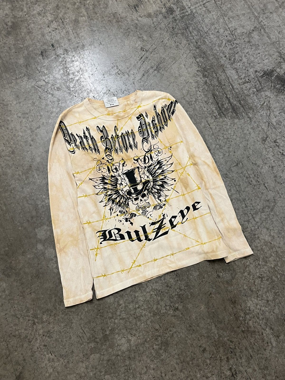 Affliction × Vintage Y2k grunge thermal skater hype rare affliction style opium Size US M / EU 48-50 / 2 - 2 Thumbnail