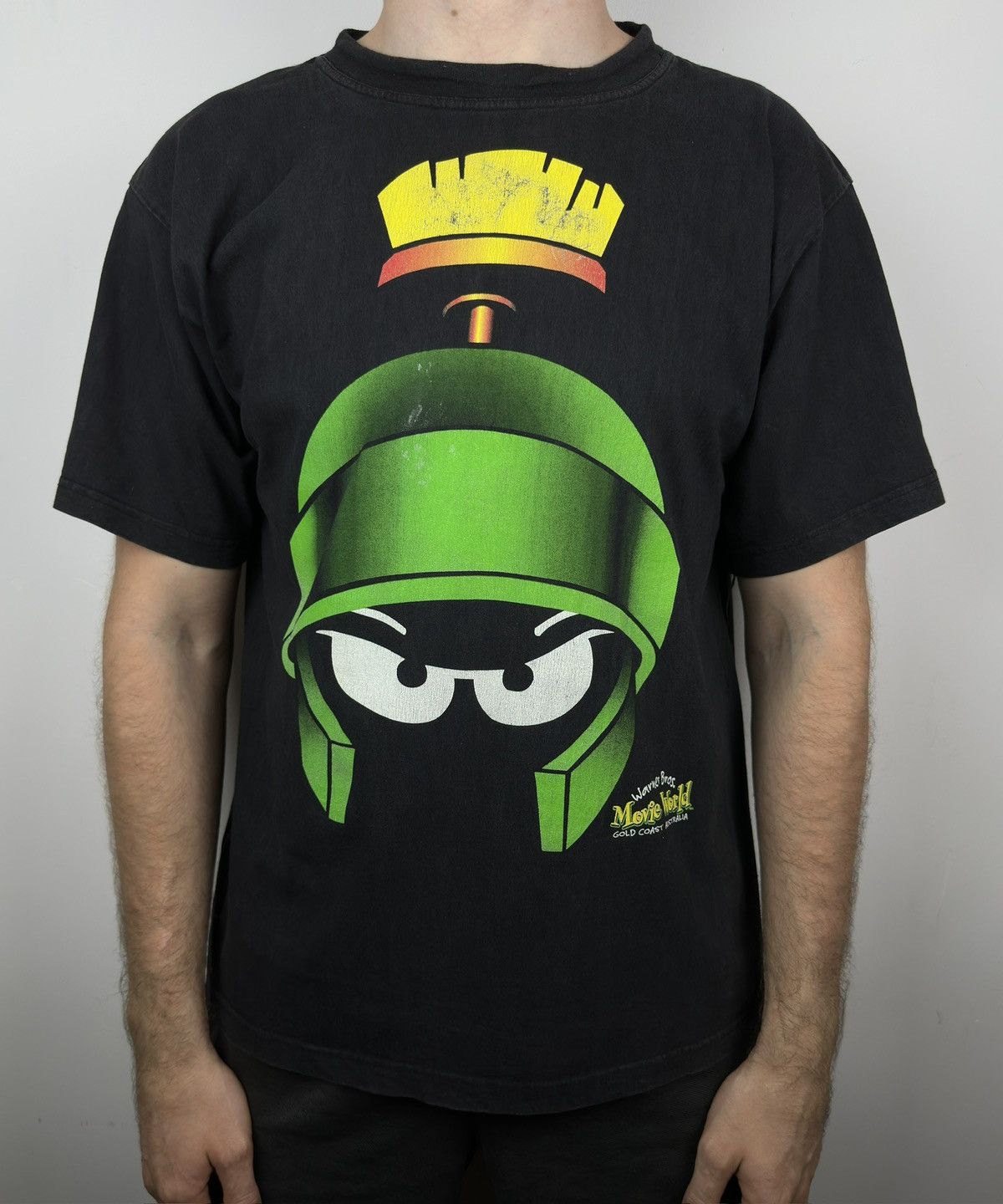 Vintage Vintage Marvin The Martian Cartoon Graphic Promo T Shirt Tee Size US L / EU 52-54 / 3 - 2 Thumbnail
