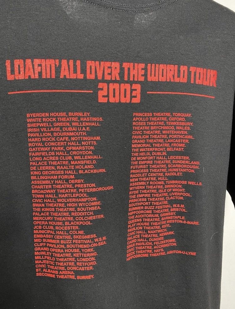 Band Tees × Vintage Vintage 2003 Meat Loaf Loafin All Over World Tour Band Tee Size US L / EU 52-54 / 3 - 6 Thumbnail