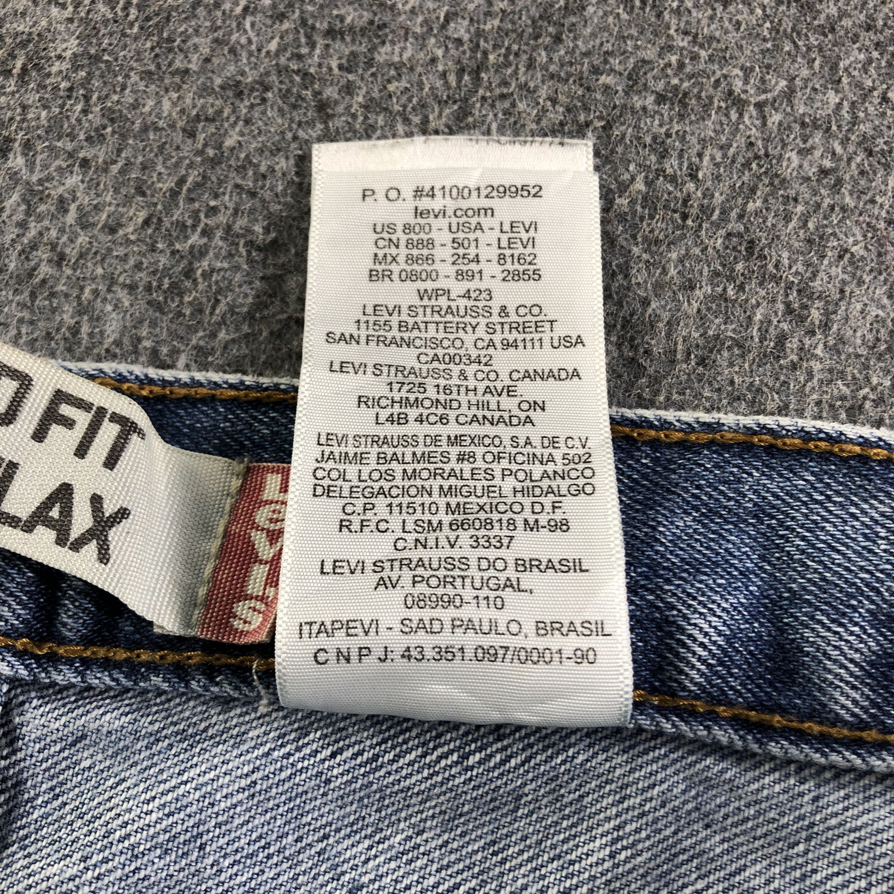 Levi's Vintage Blue Wash Levis 559 Jeans-J3380 Size US 32 / EU 48 - 12 Thumbnail