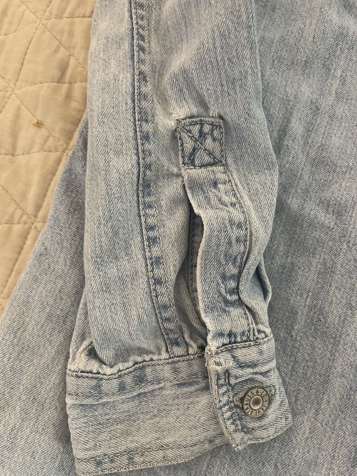 Levi's Vintage Clothing Denim Patch Pocket Chores Shirt Size US L / EU 52-54 / 3 - 5 Thumbnail