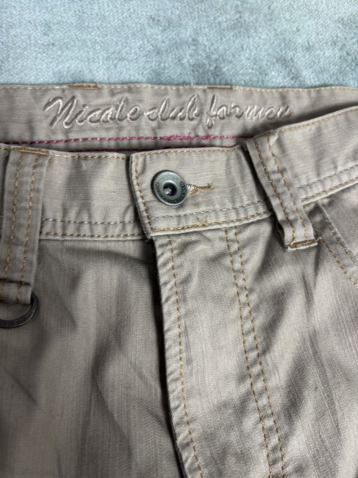 Japanese Brand Nicole Club Men Zipper Flared Pants. S0152 Size US 29 - 5 Thumbnail