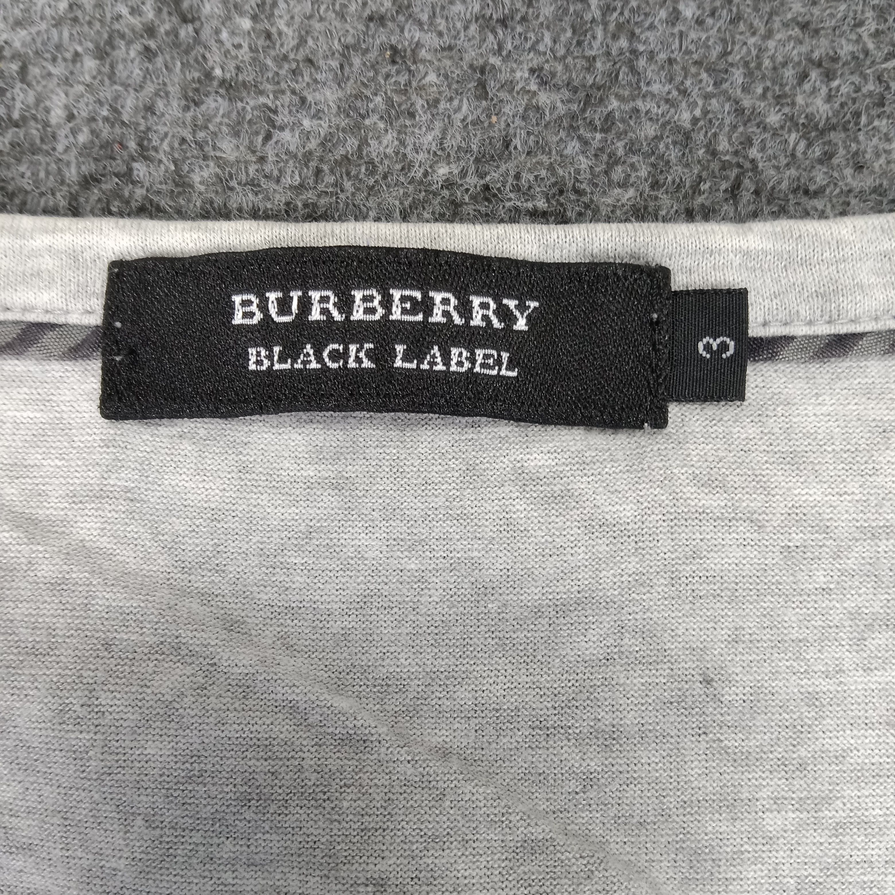 Burberry × Vintage Burberry Black Label Custom Spellout Tshirt Size US M / EU 48-50 / 2 - 4 Thumbnail