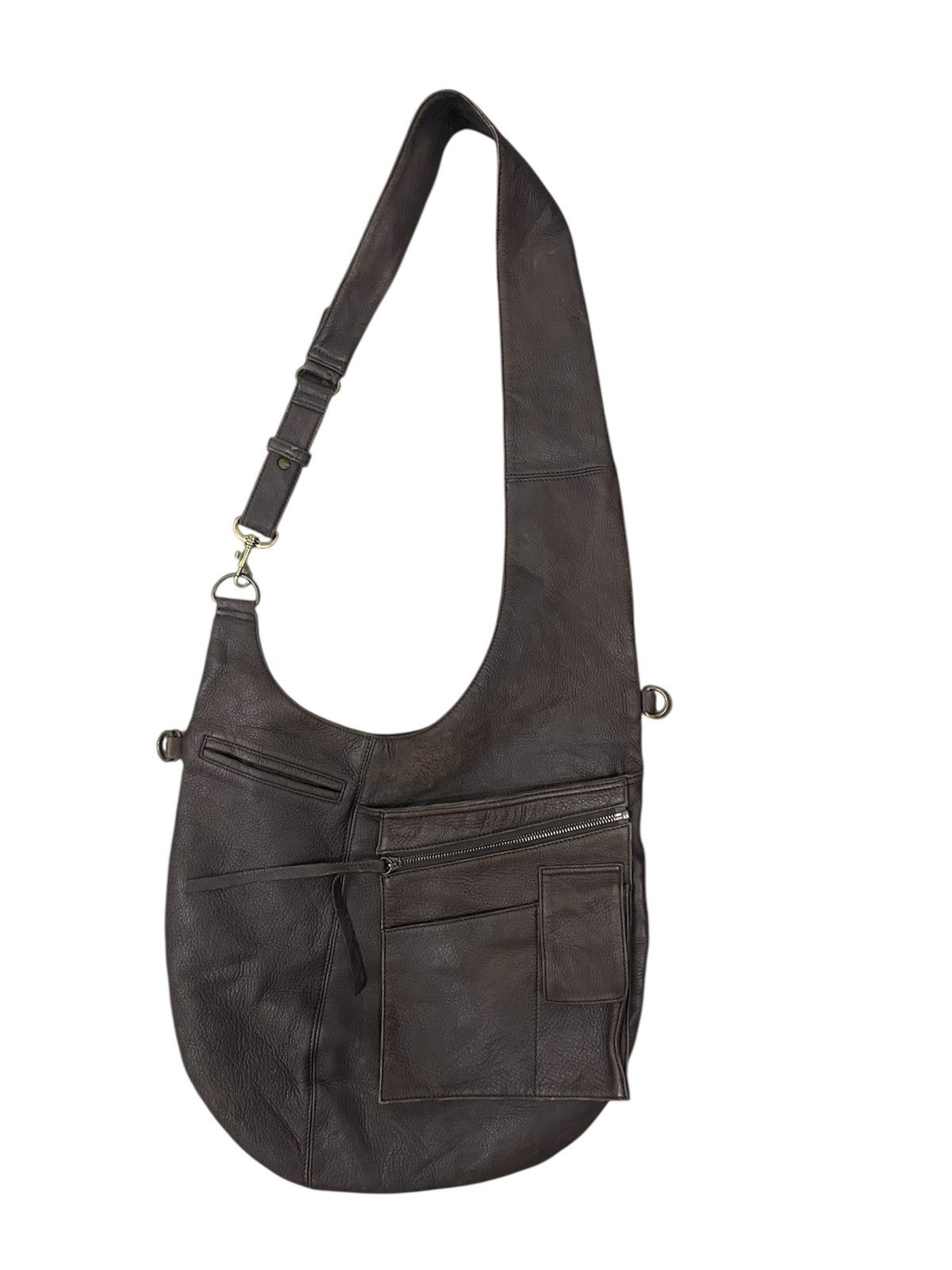 Genuine Leather Hiroko Moon Crossbody Leather Bag Size ONE SIZE - 2 Thumbnail