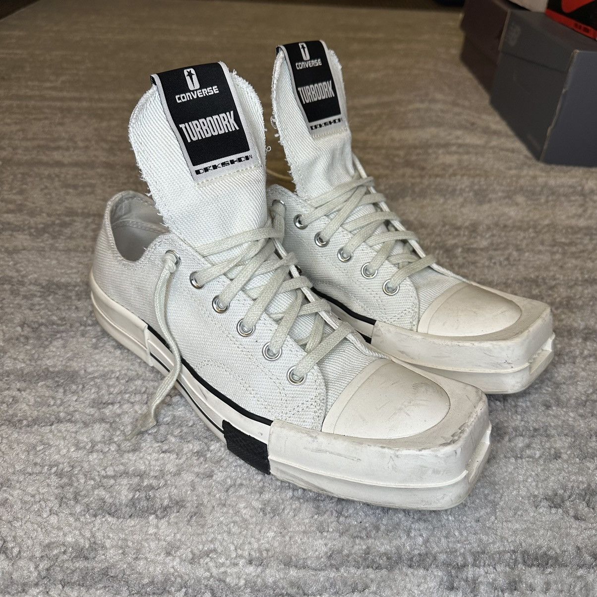 Rick Owens DRKSHDW TURBODRK Low-top Converse Shoes