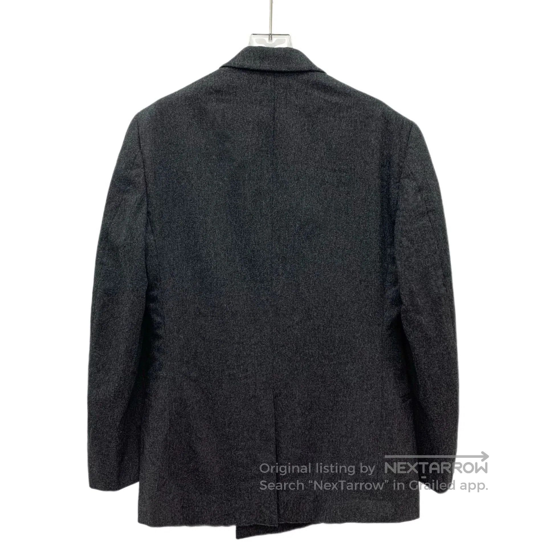 Hermes Hermes Gray Wool Double-Breasted Blazer. Size US S / EU 44-46 / 1 - 2 Thumbnail