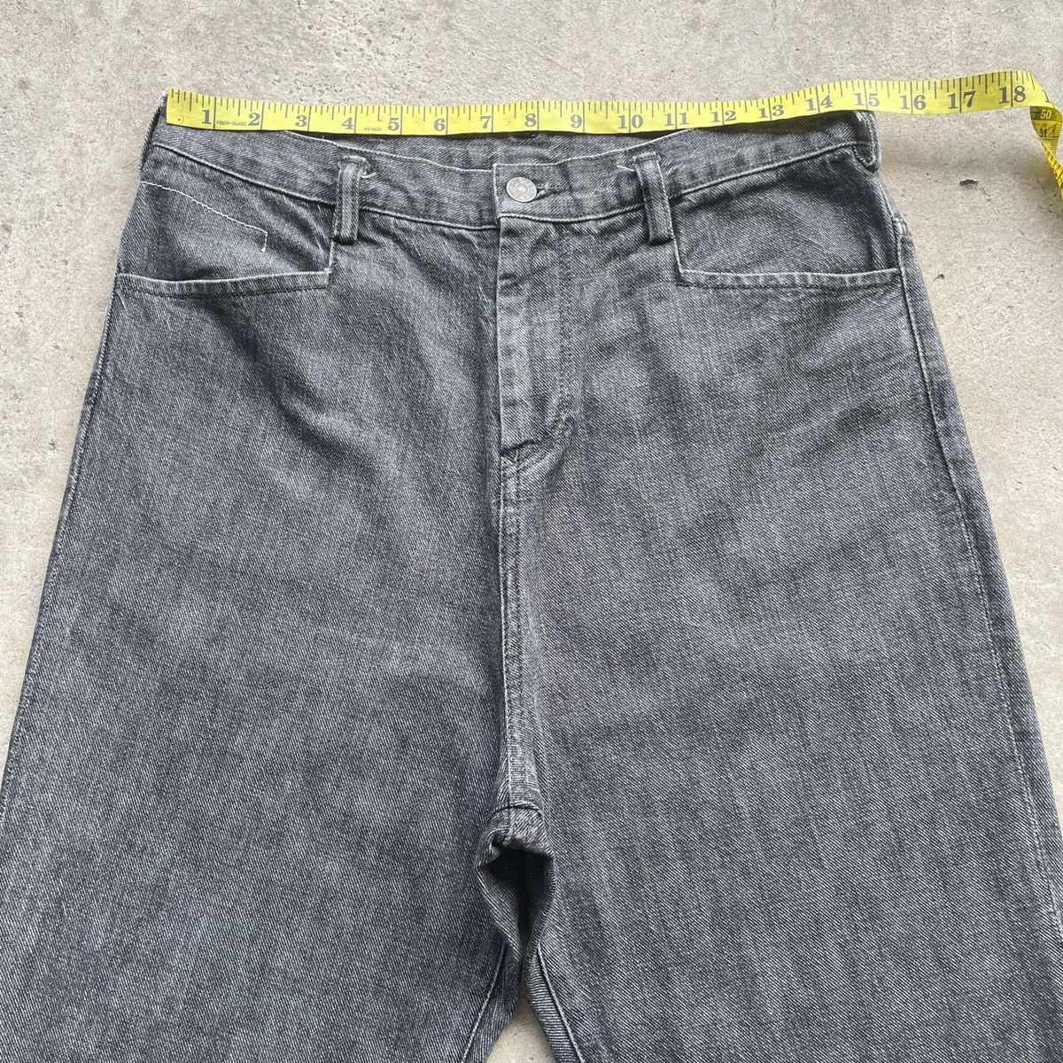 Yohji Yamamoto Vintage Y’S YOHJI YAMAMOTO Jeans Black Faded Denim Pants W30 Size US 30 / EU 46 - 6 Thumbnail
