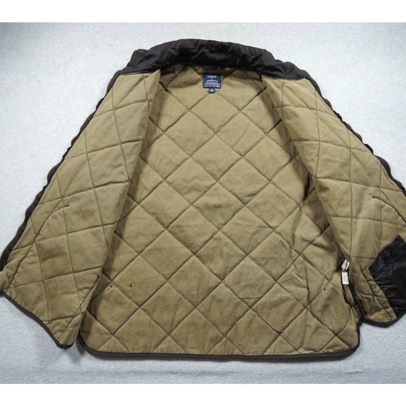 J.Crew JCrew Vest Mens XL Black Quilted Jacket Full Zip Outdoors Outerwear Adult Size US XL / EU 56 / 4 - 4 Thumbnail