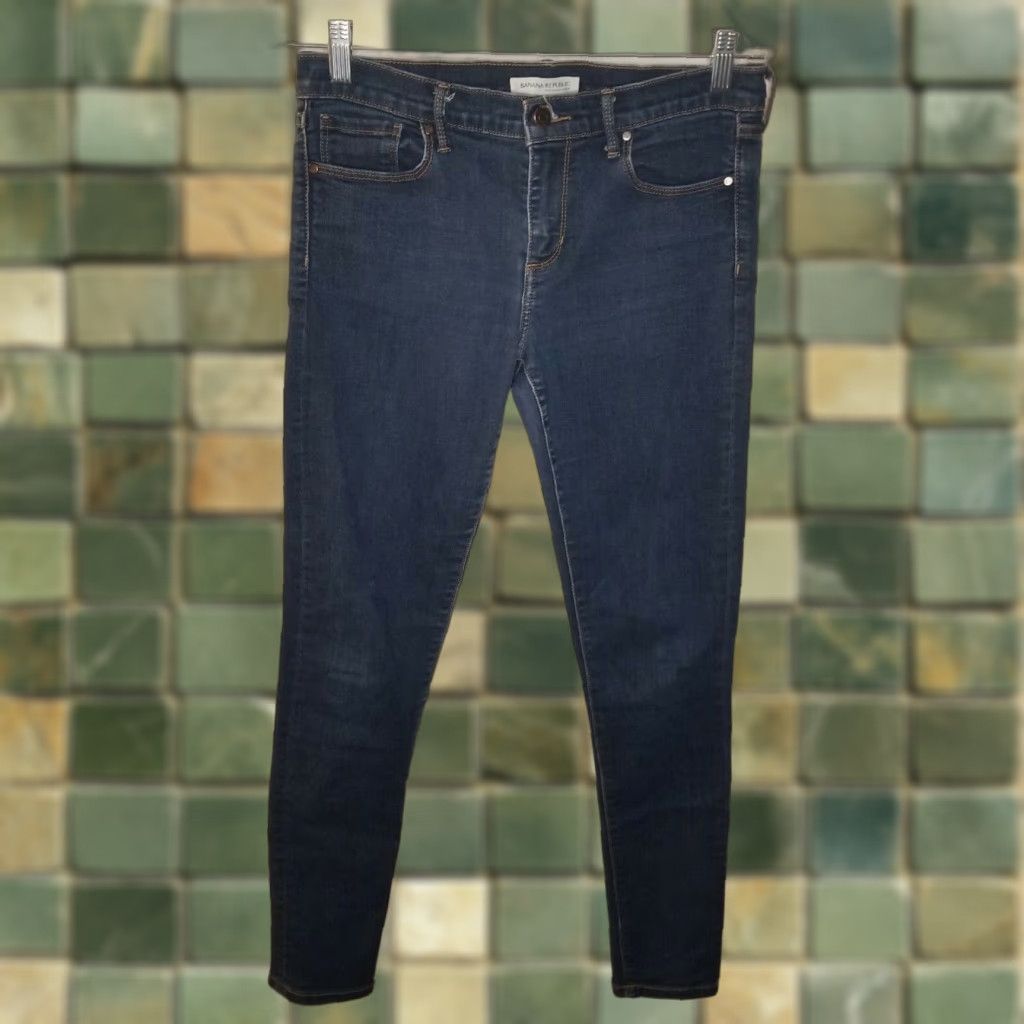 Banana Republic Banana Republic Jeans Skinny Womens Blue 29 Size 29 Regular Waist 31 Inseam 29.5 Blue Denim Girls? Size 29" - 1 Thumbnail