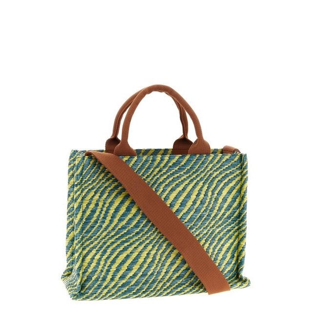 Marni MARNI Green Raffia Top Handle Bag New And Authentic Size ONE SIZE - 2 Thumbnail