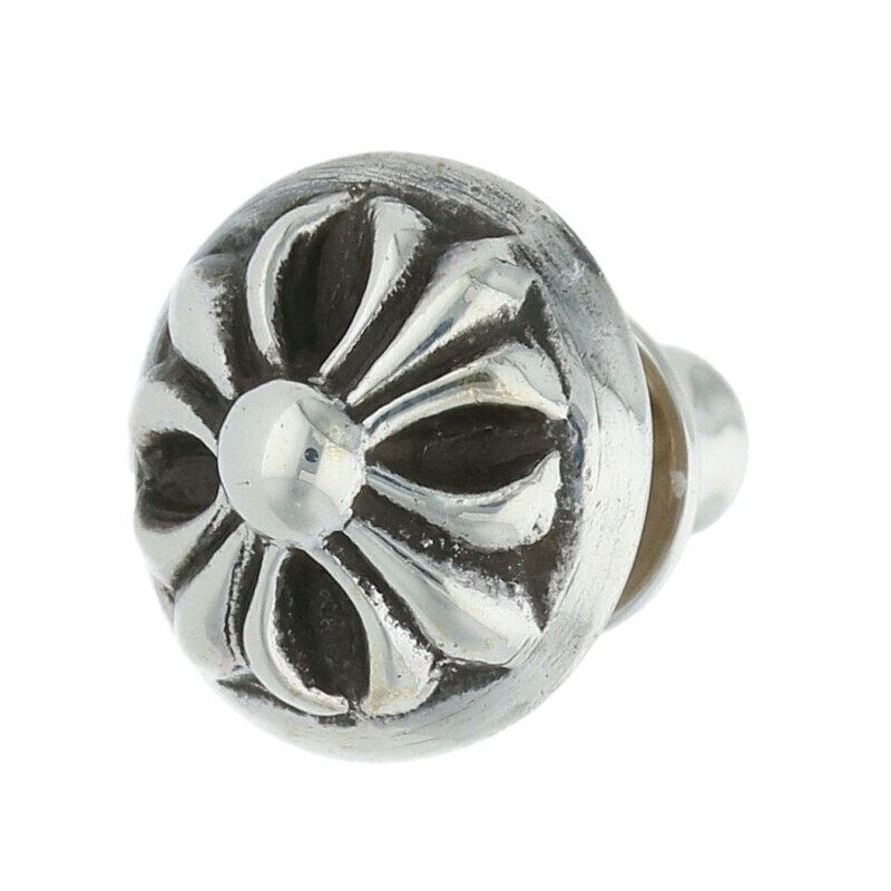 Chrome Hearts Chrome Hearts Cross Ball Stud Earring Silver Size ONE SIZE - 1 Thumbnail