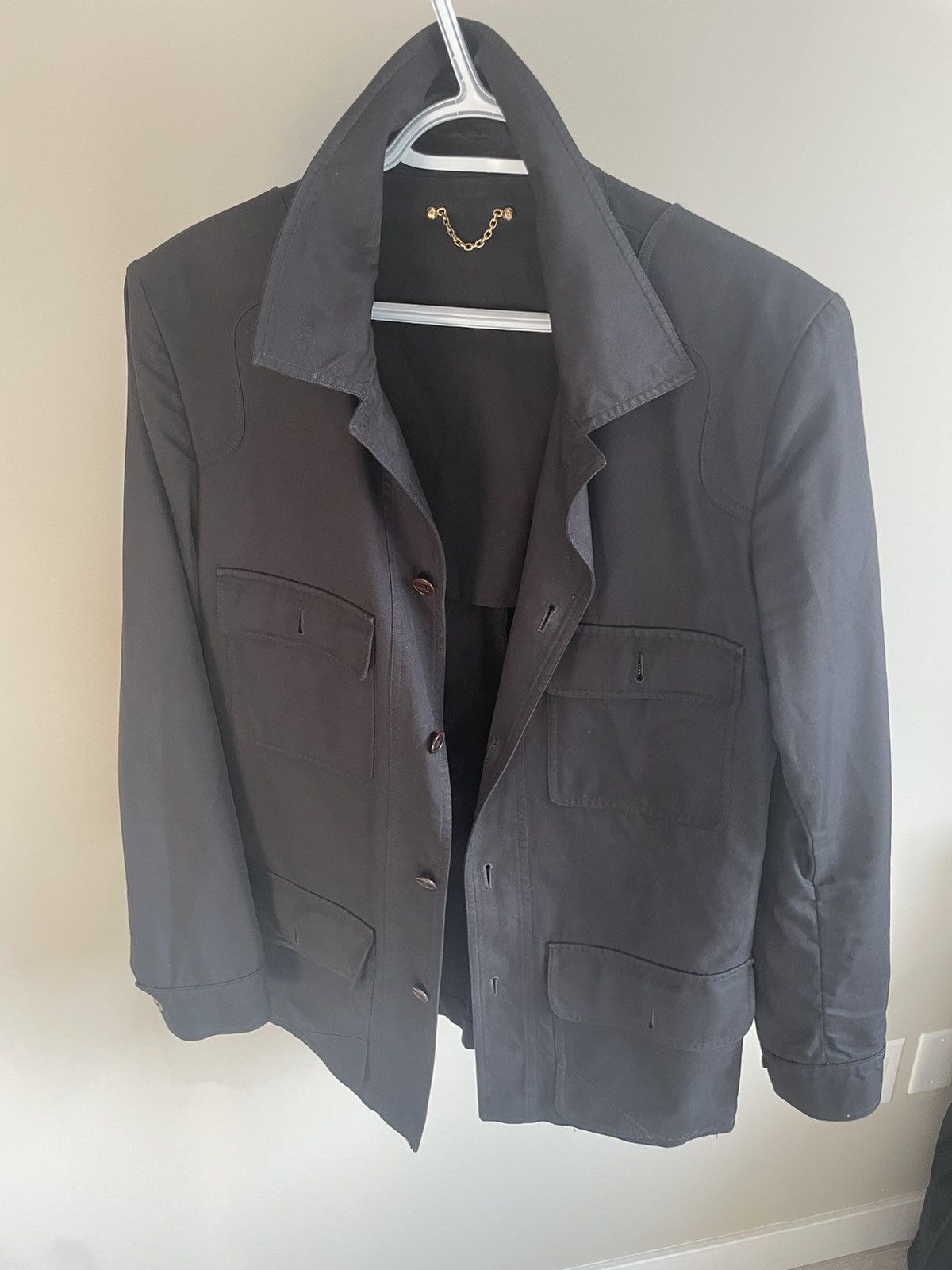 Louis Vuitton Louis Vuitton black cotton jacket Size US M / EU 48-50 / 2 - 2 Thumbnail