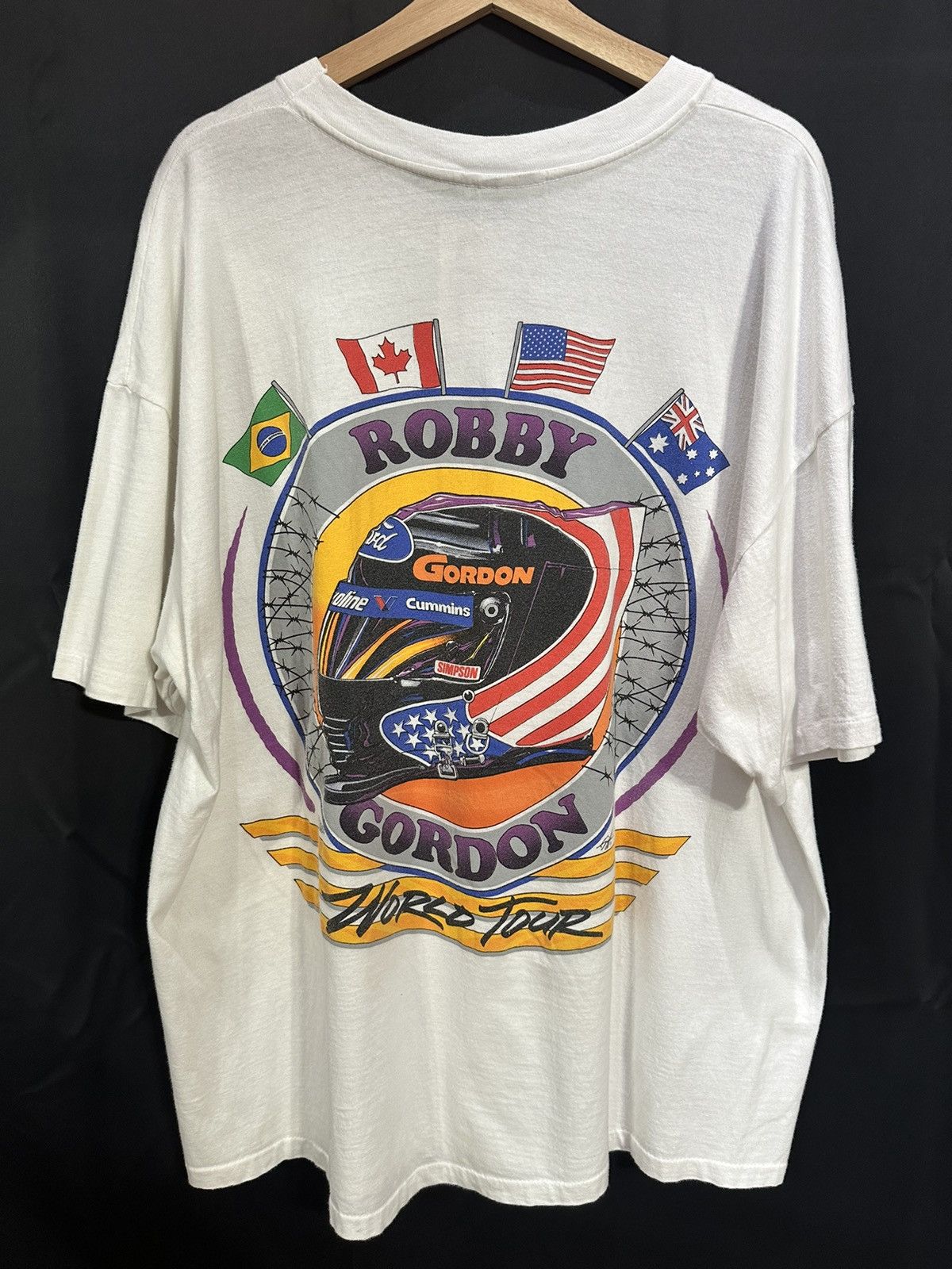 Vintage 1990s Indy racing Size US XXL / EU 58 / 5 - 3 Thumbnail