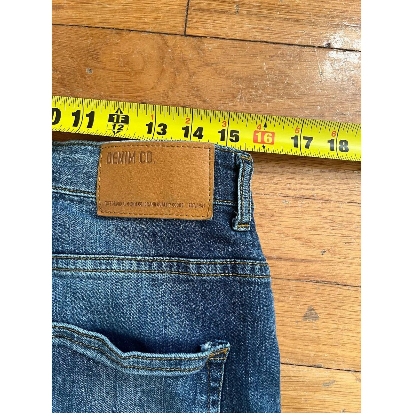 Denim & Co. Denim & Co. Mens Denim Jeans Button Fly Stretc 32/32 A000863 Size US 32 / EU 48 - 3 Thumbnail