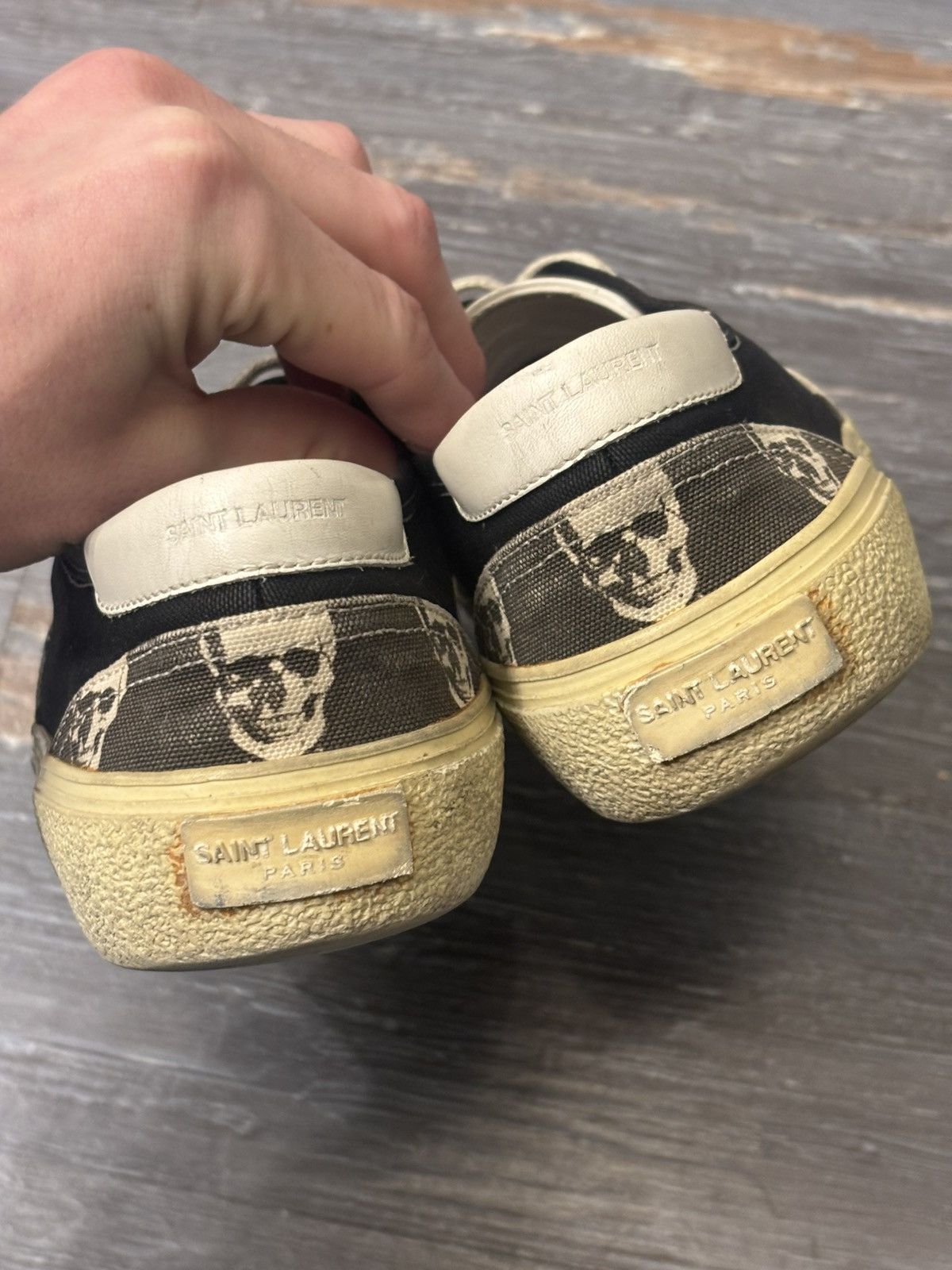 Saint Laurent Paris Saint Laurent Venice Skull Print Sneaker Hedi Slimane 8 Size US 8 / EU 41 - 4 Thumbnail