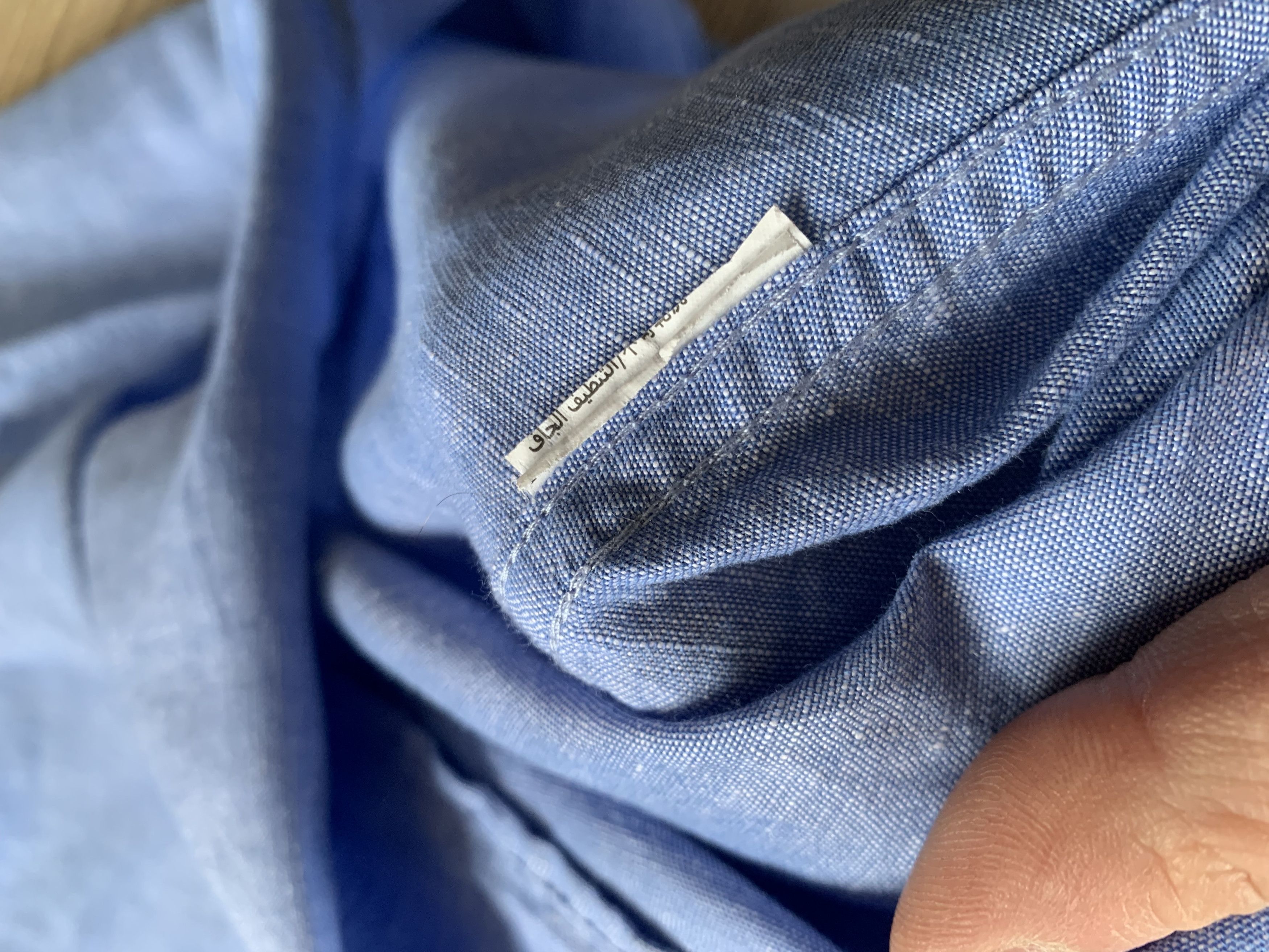 Springfield Springfield Linen Light Blue Short Sleeve Shirt Size US S / EU 44-46 / 1 - 7 Thumbnail